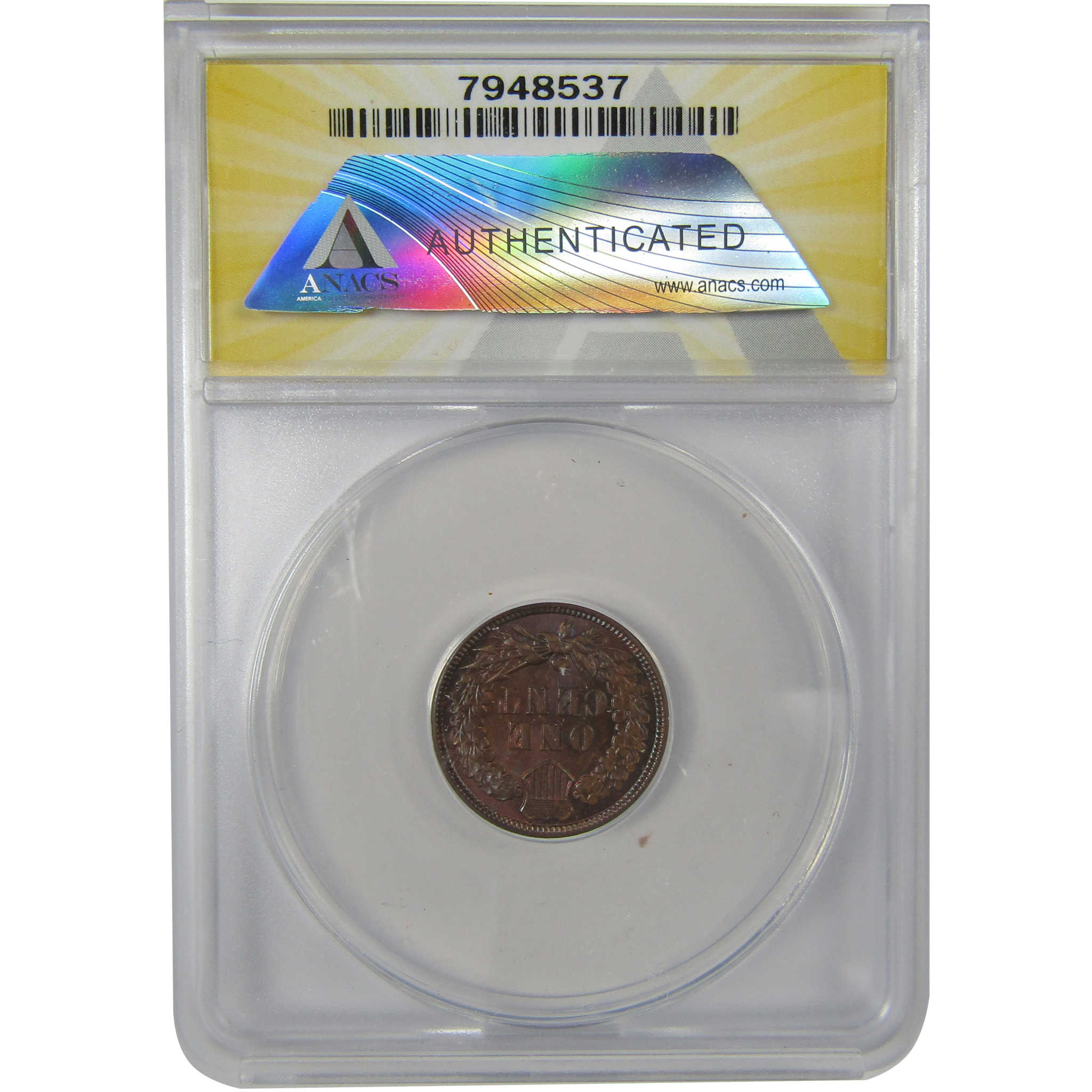 1880 Indian Head Cent MS 63 RB ANACS Penny Uncirculated SKU:I23000