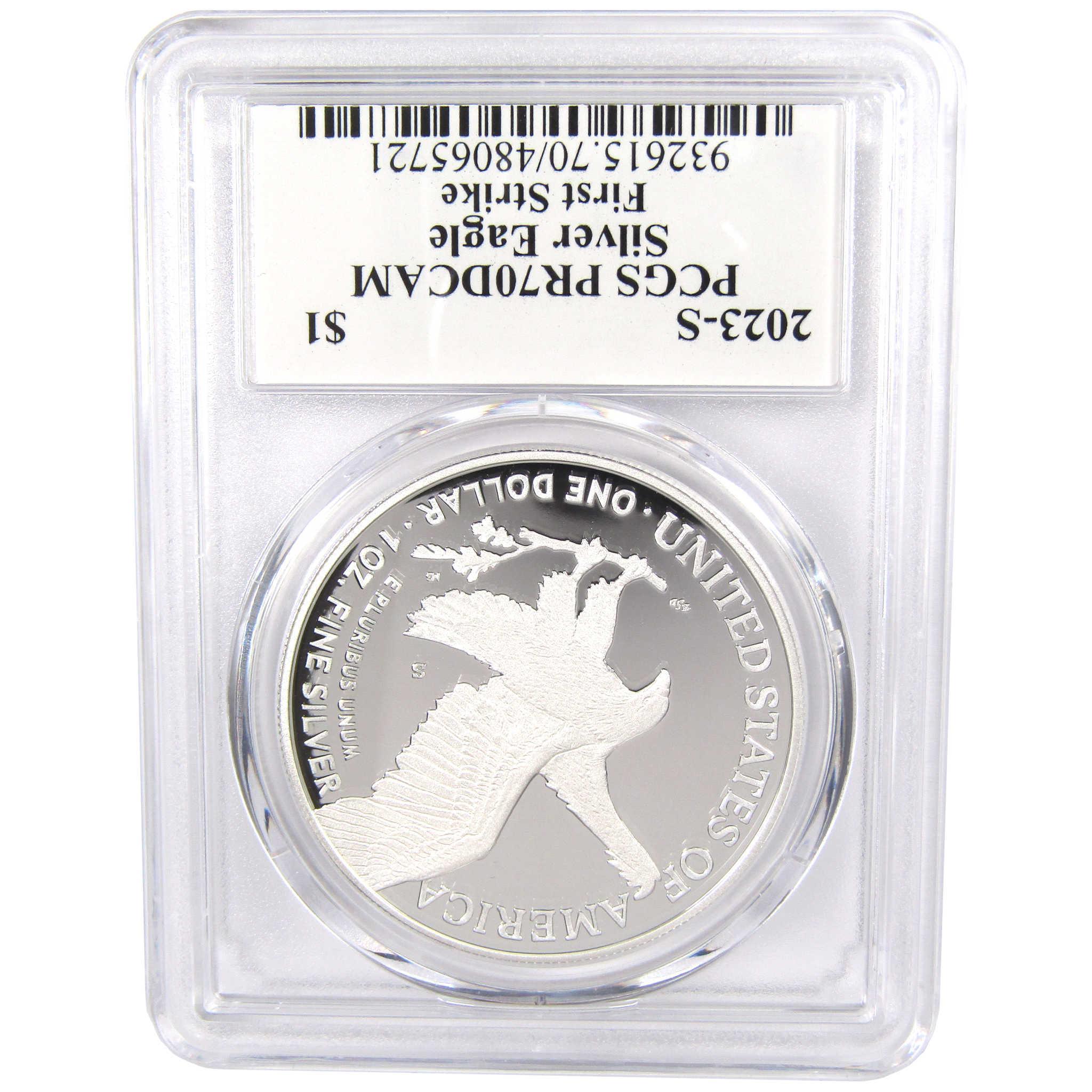2023 S American Silver Eagle PR 70 DCAM PCGS Proof Damstra SKU:OPC112