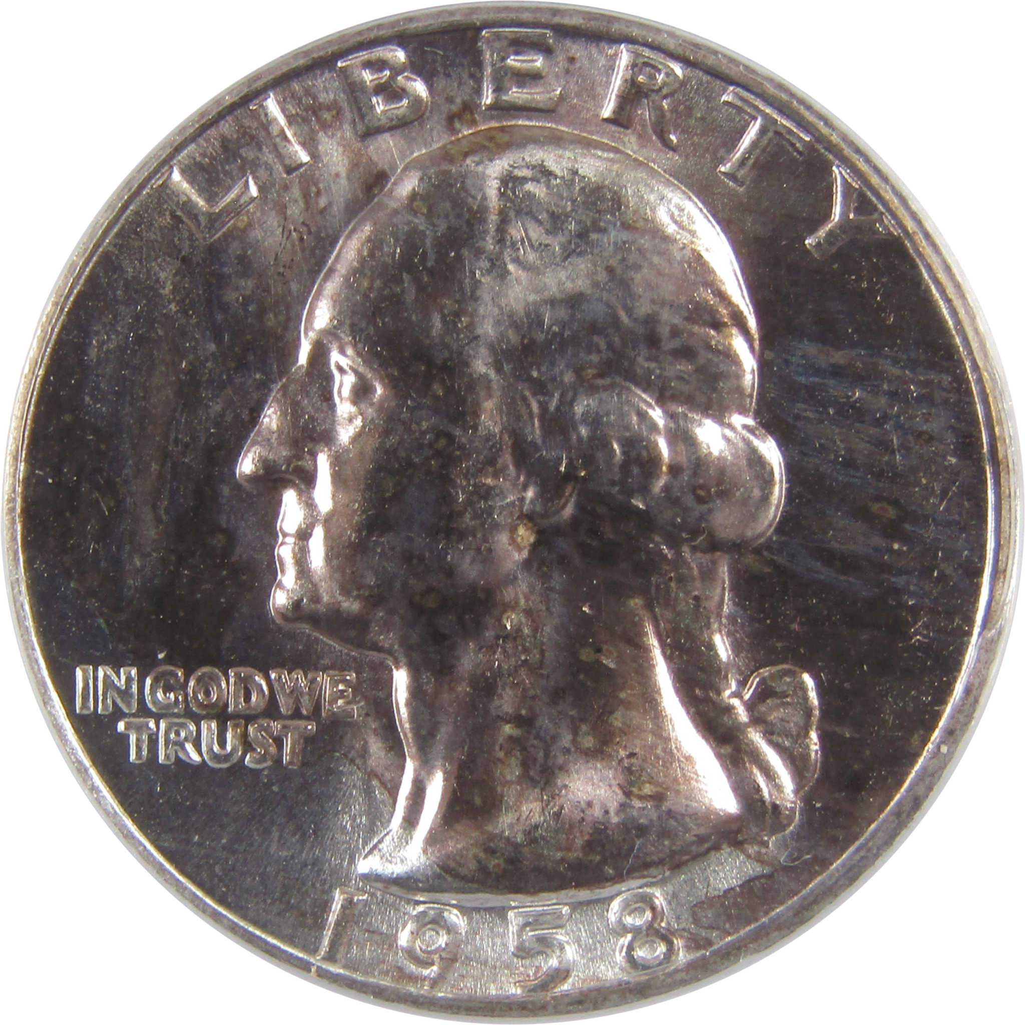 1958 Washington Quarter MS 63 ANACS Silver Uncirculated SKU:I18472