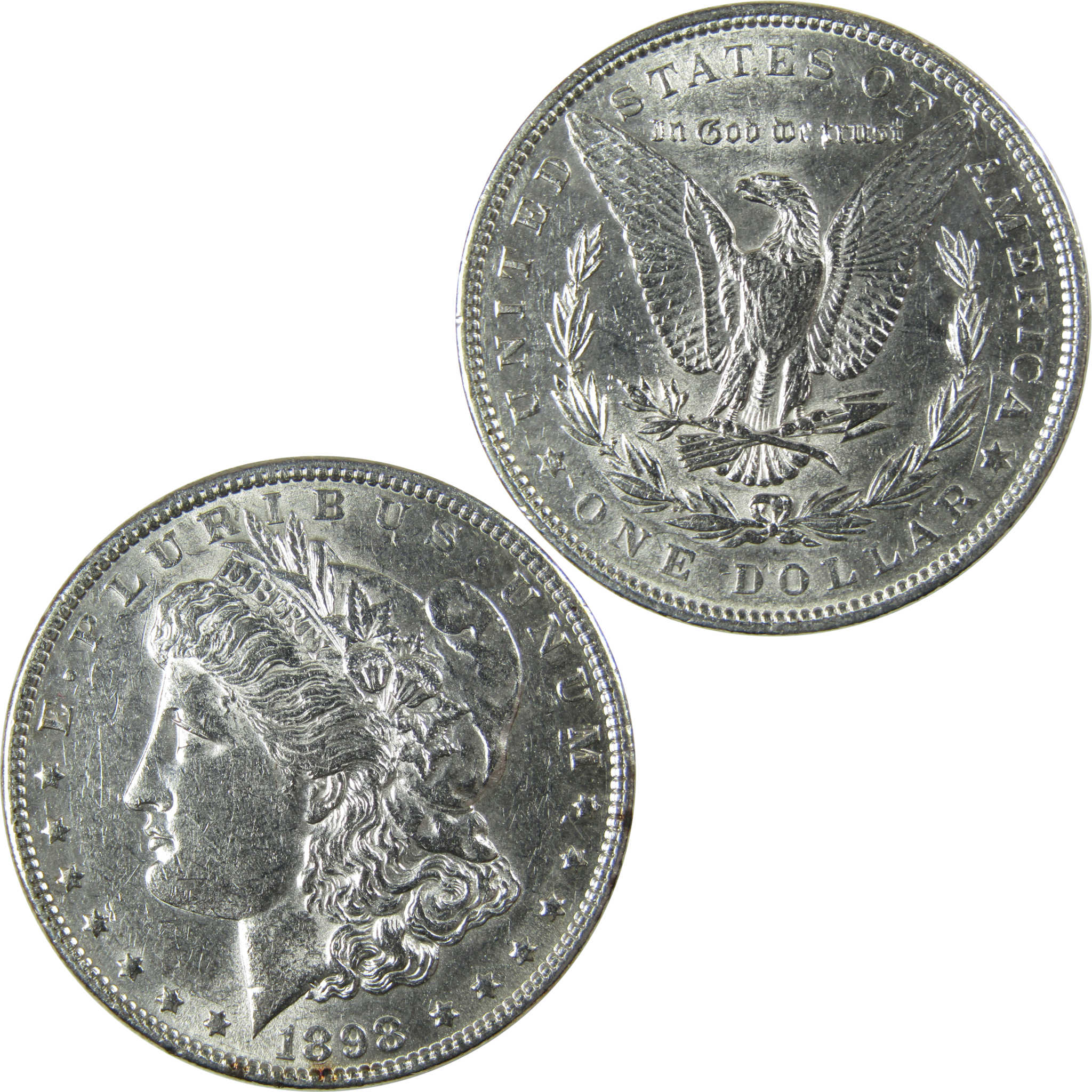 1898 Morgan Silver Dollar XF EF Extremely Fine Details SKU:CP329 - Morgan coin - Morgan silver dollar - Morgan silver dollar for sale - Profile Coins & Collectibles