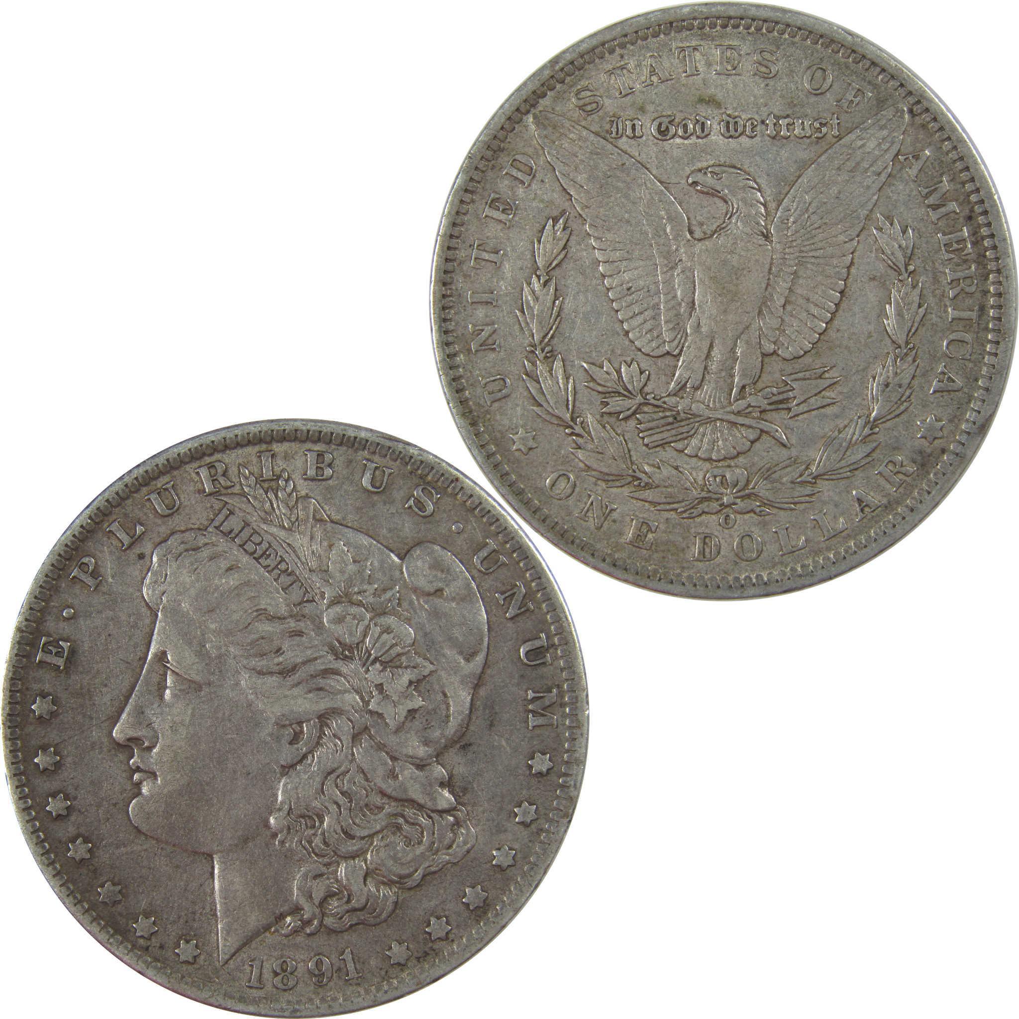 1891 O Morgan Dollar XF EF Extremely Fine Silver $1 Coin SKU:CPC1171 - Morgan coin - Morgan silver dollar - Morgan silver dollar for sale - Profile Coins & Collectibles