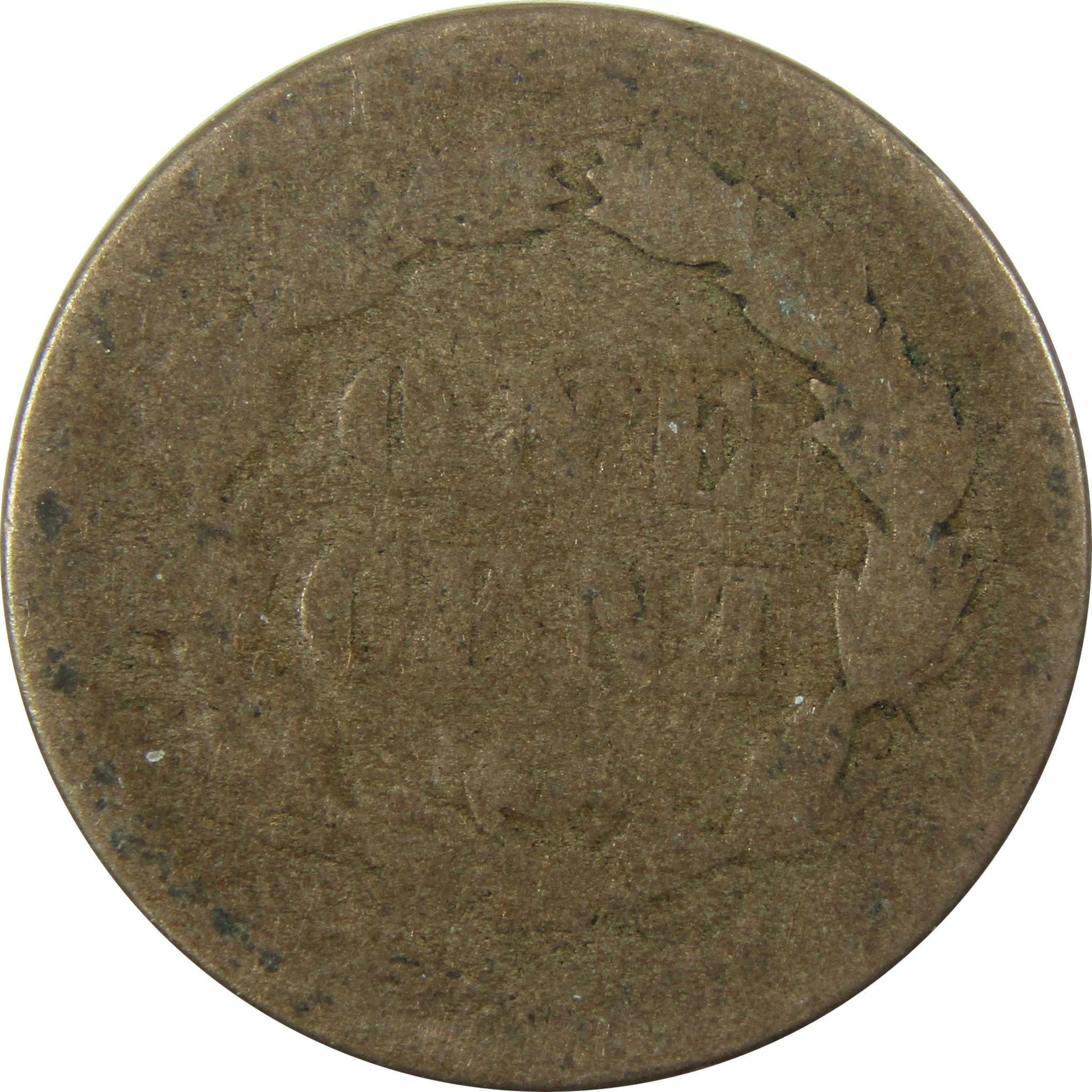 1859 Indian Head Cent AG About Good Penny 1c Coin SKU:CP1287