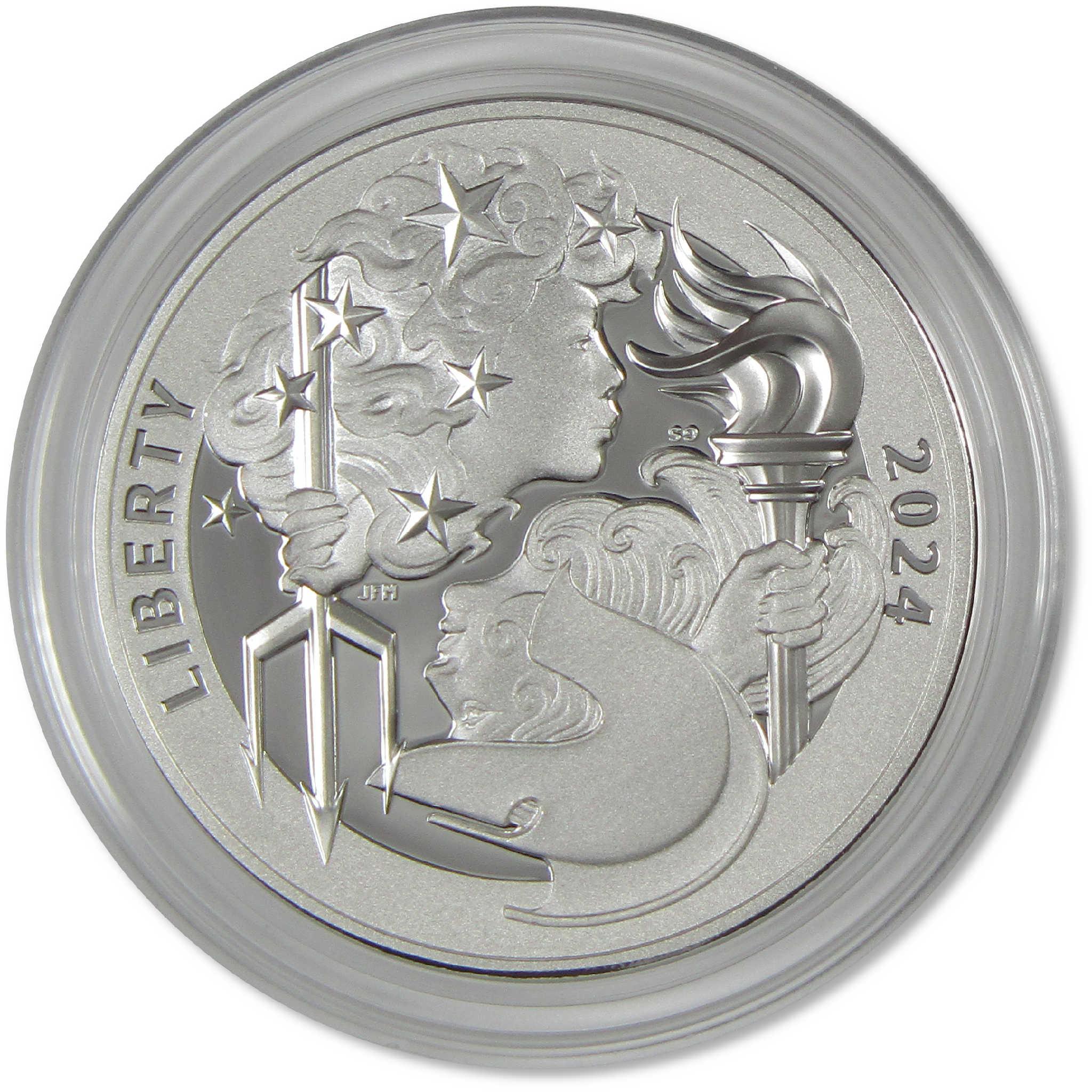 2024 Liberty & Britannia 1 oz .999 Silver Proof Medal OGP COA
