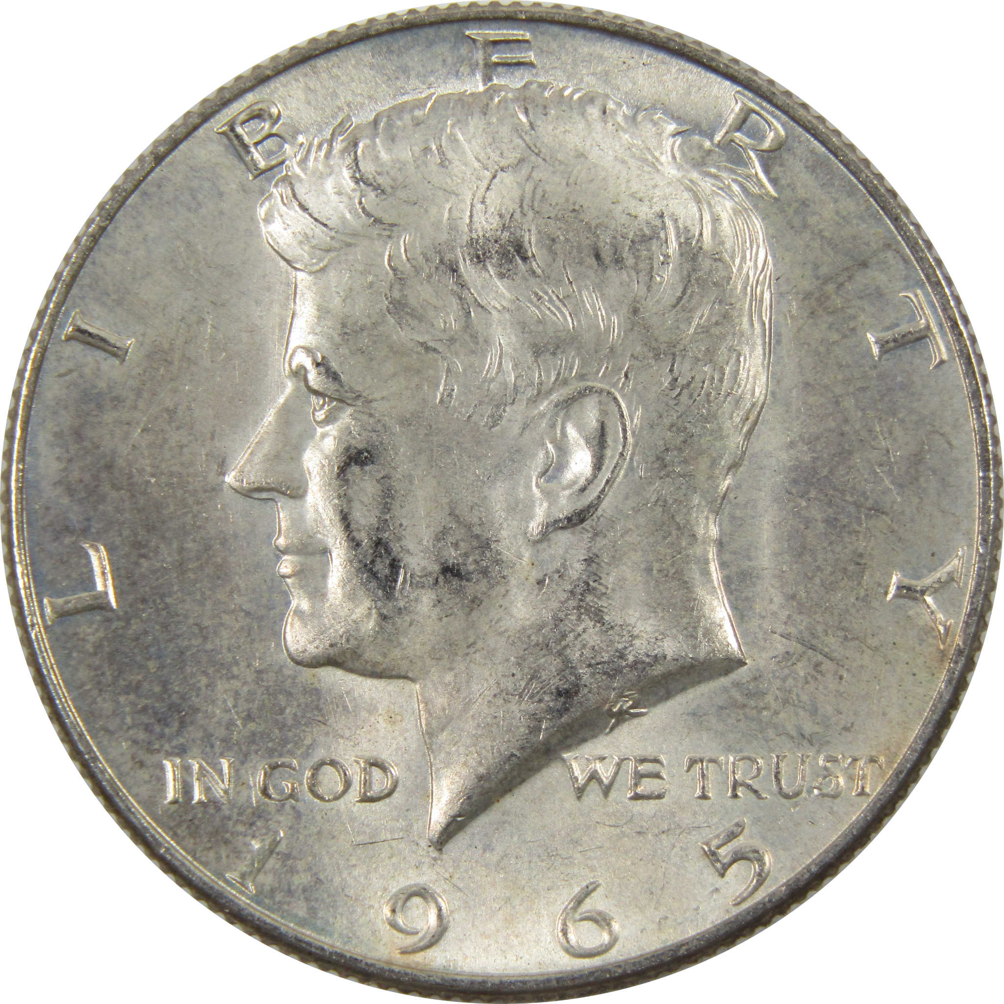 1965 Kennedy Half Dollar AG About Good 40% Silver Clad 50c Coin