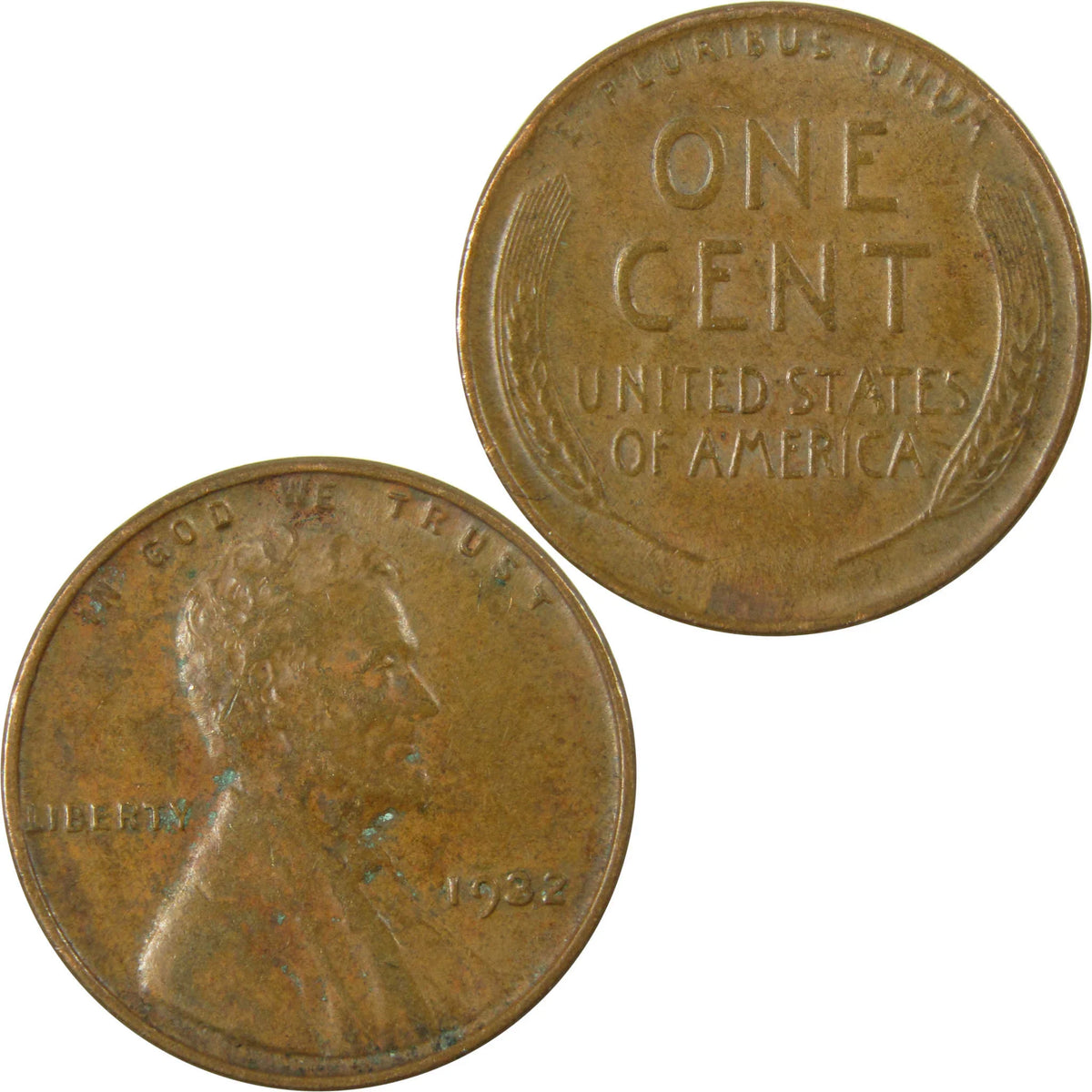 1932 Lincoln Wheat Cent XF EF Extremely Fine Penny 1c Coin SKU:I26689