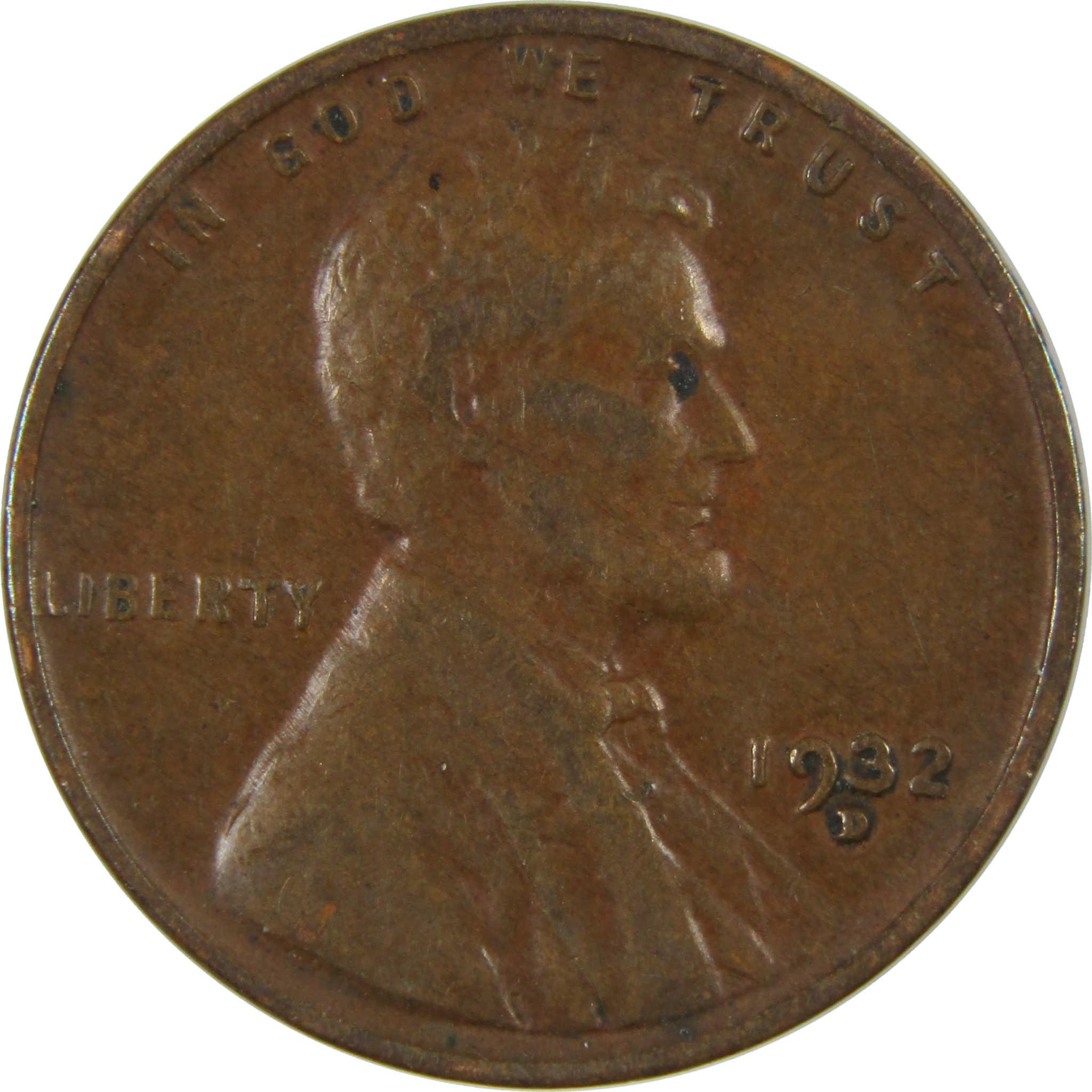 1932 D Lincoln Wheat Cent VF Very Fine Penny 1c Coin SKU:I27118