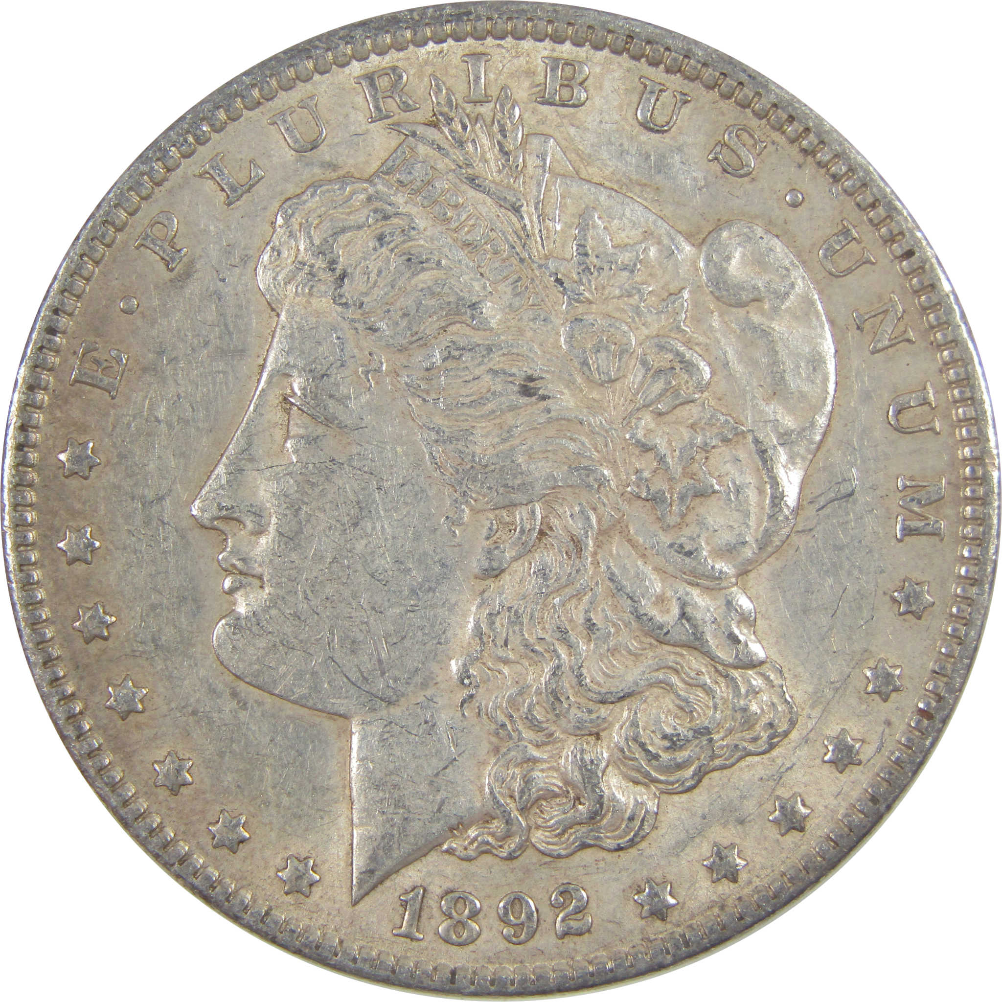 1892 Morgan Dollar Extremely Fine / About Uncirculated SKU:I16724 - Morgan coin - Morgan silver dollar - Morgan silver dollar for sale - Profile Coins & Collectibles