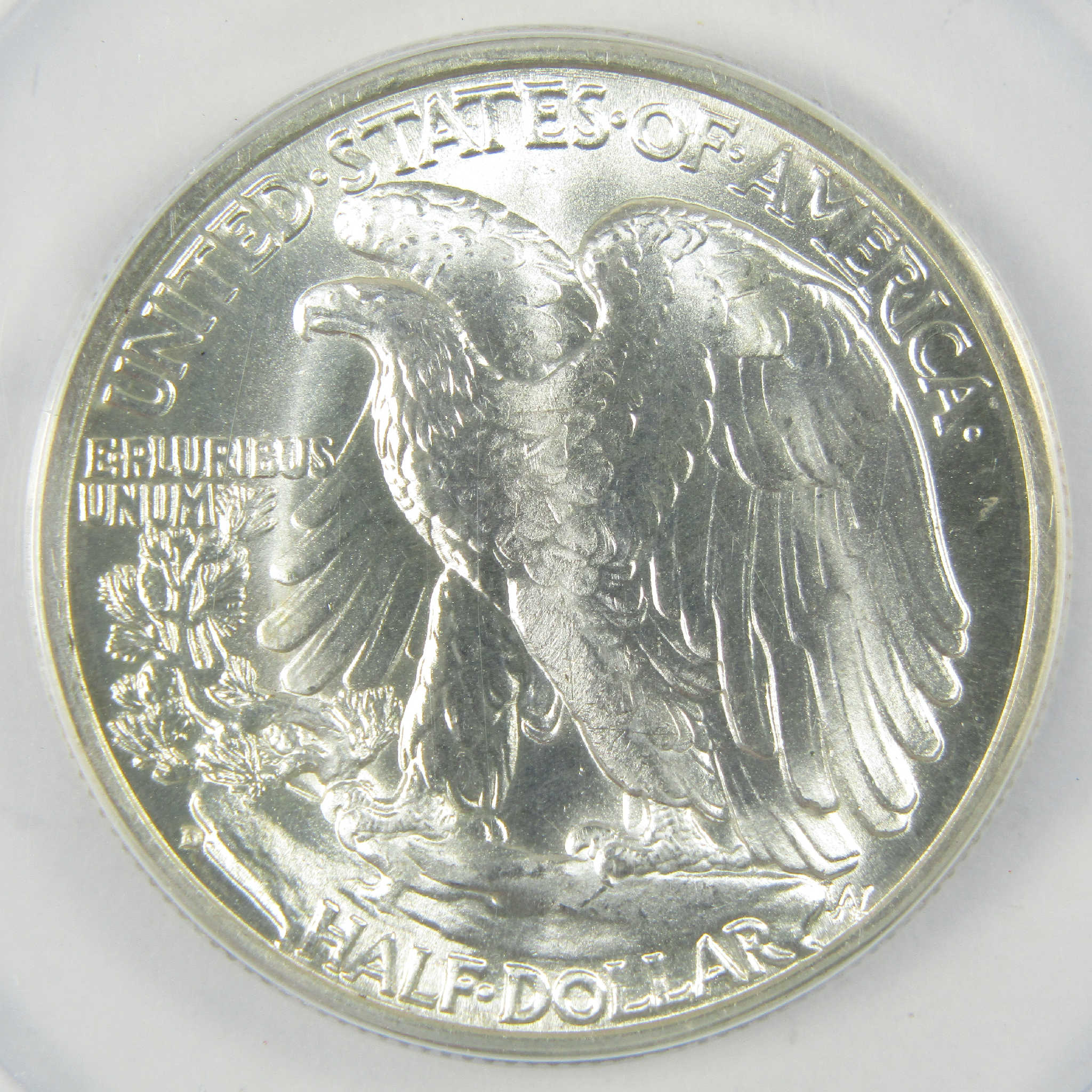 1943 D Liberty Walking Silver Half Dollar MS 64 ANACS Uncirculated