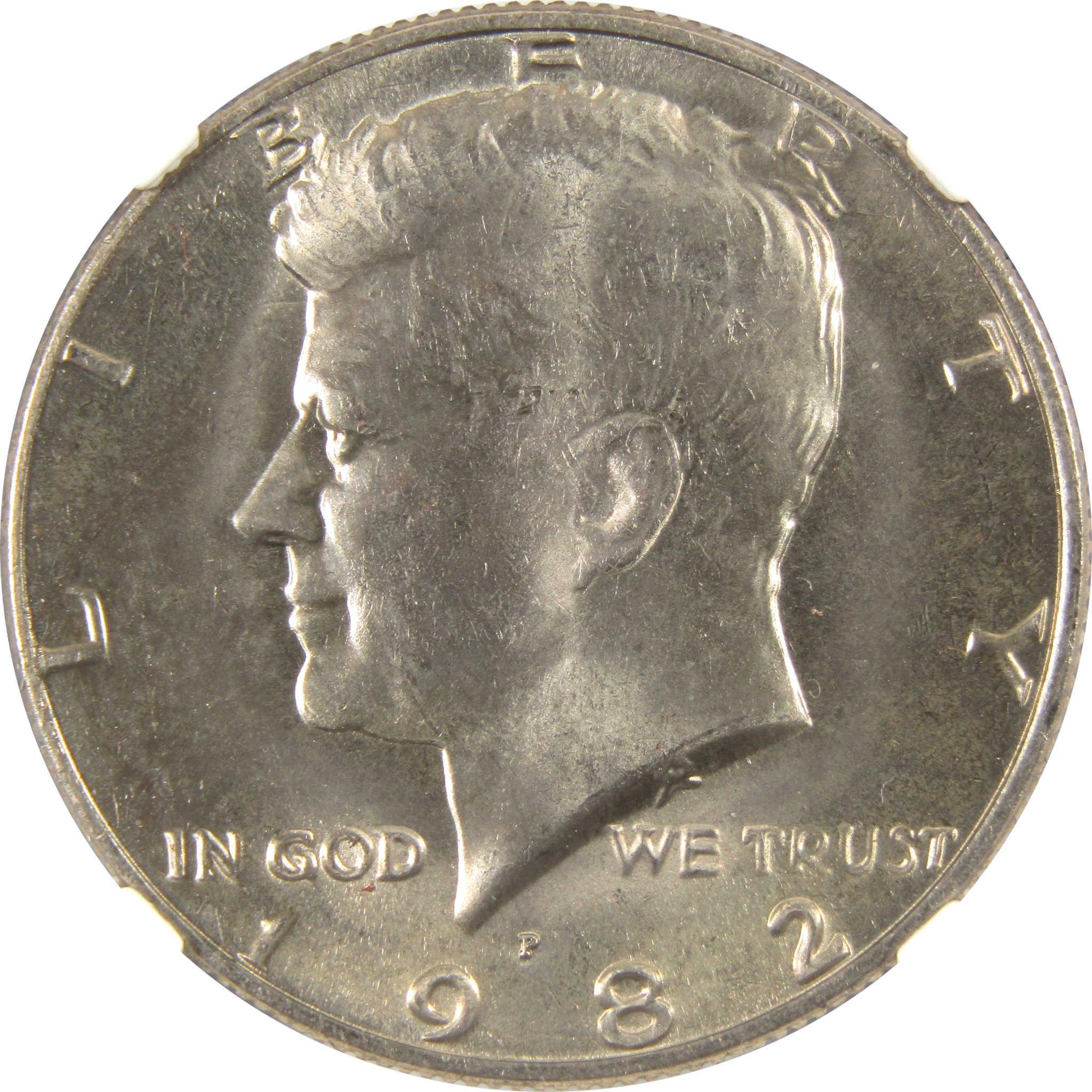 1982 P Kennedy Half Dollar MS 67 NGC Clad 50c Uncirculated SKU:I9758