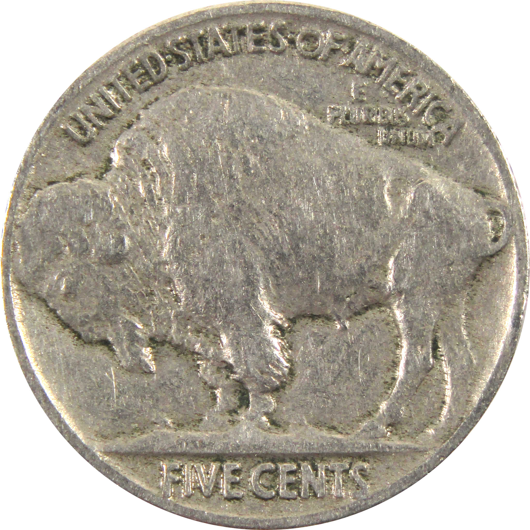 1936 Indian Head Buffalo Nickel AG About Good 5c Coin