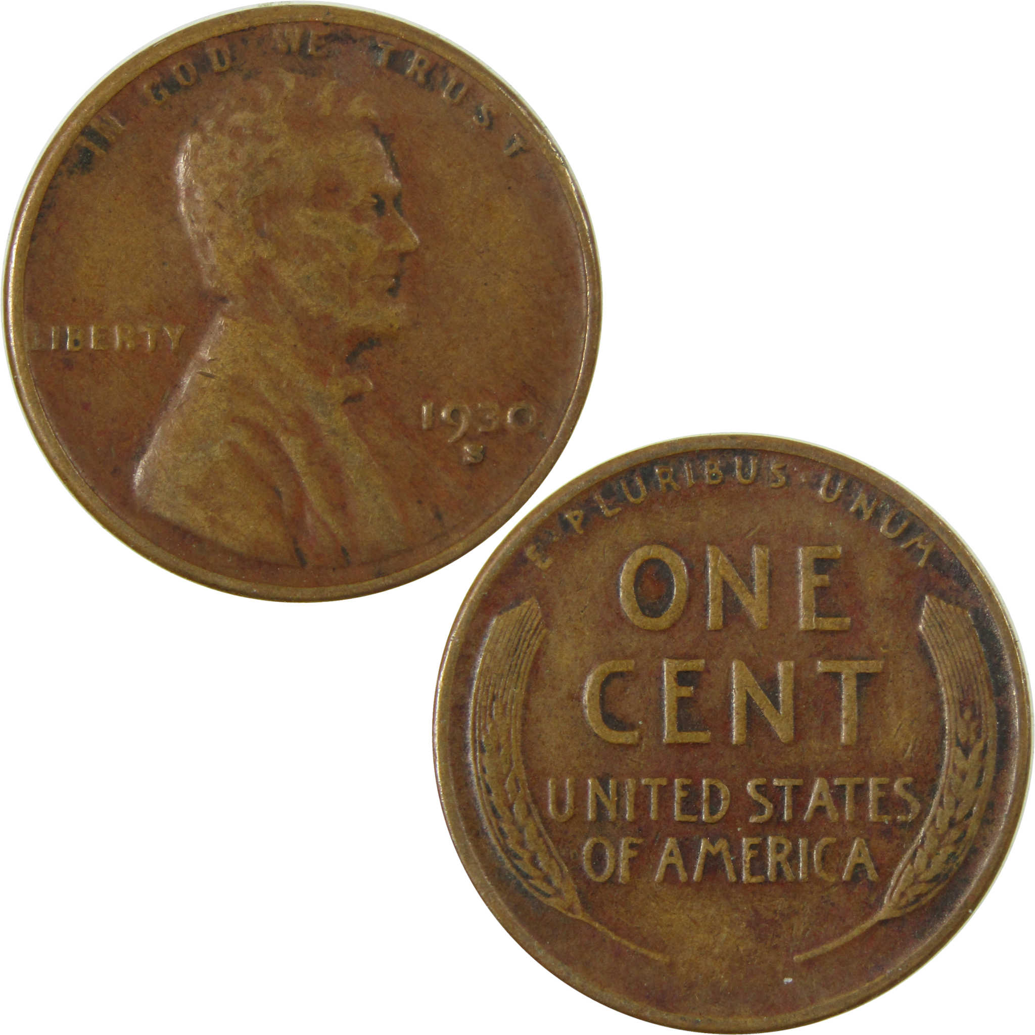 1930 S Lincoln Wheat Cent VF Very Fine Penny 1c Coin SKU:I27148