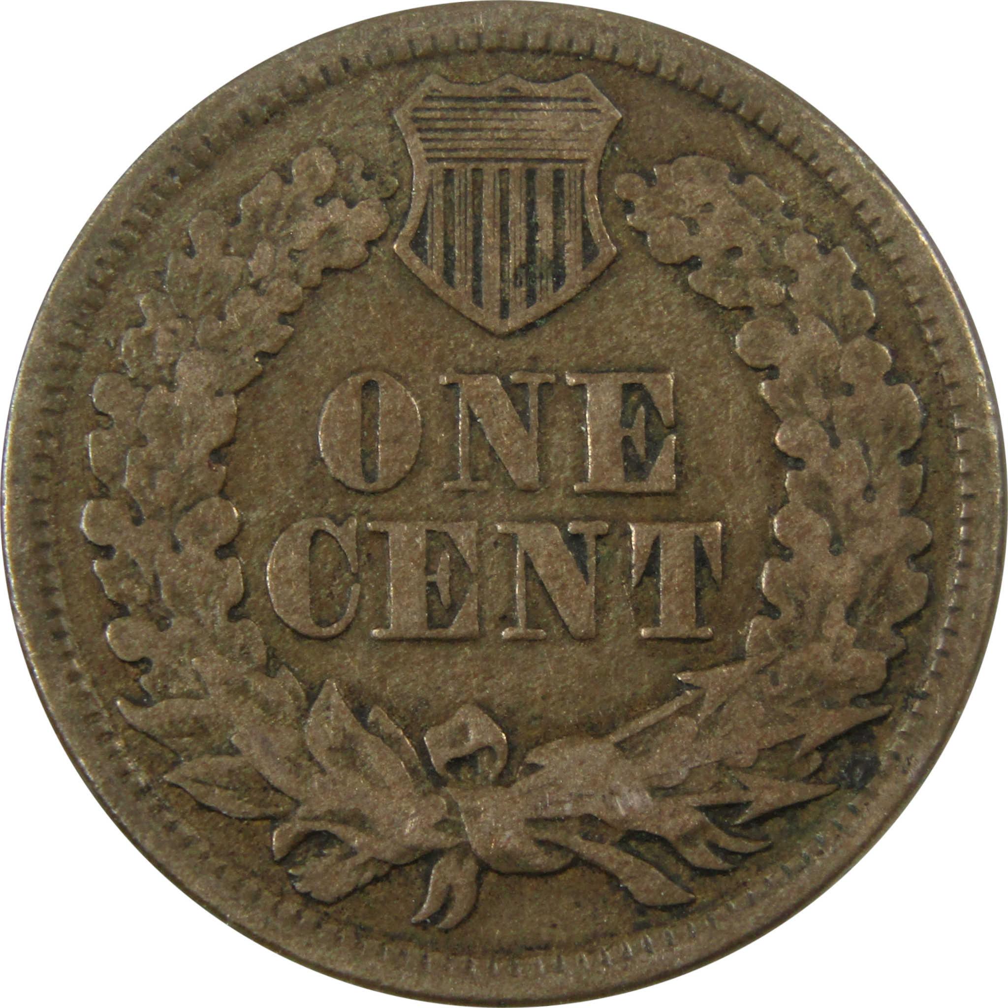 1861 Indian Head Cent VG Very Good Penny 1c Coin SKU:CP1130