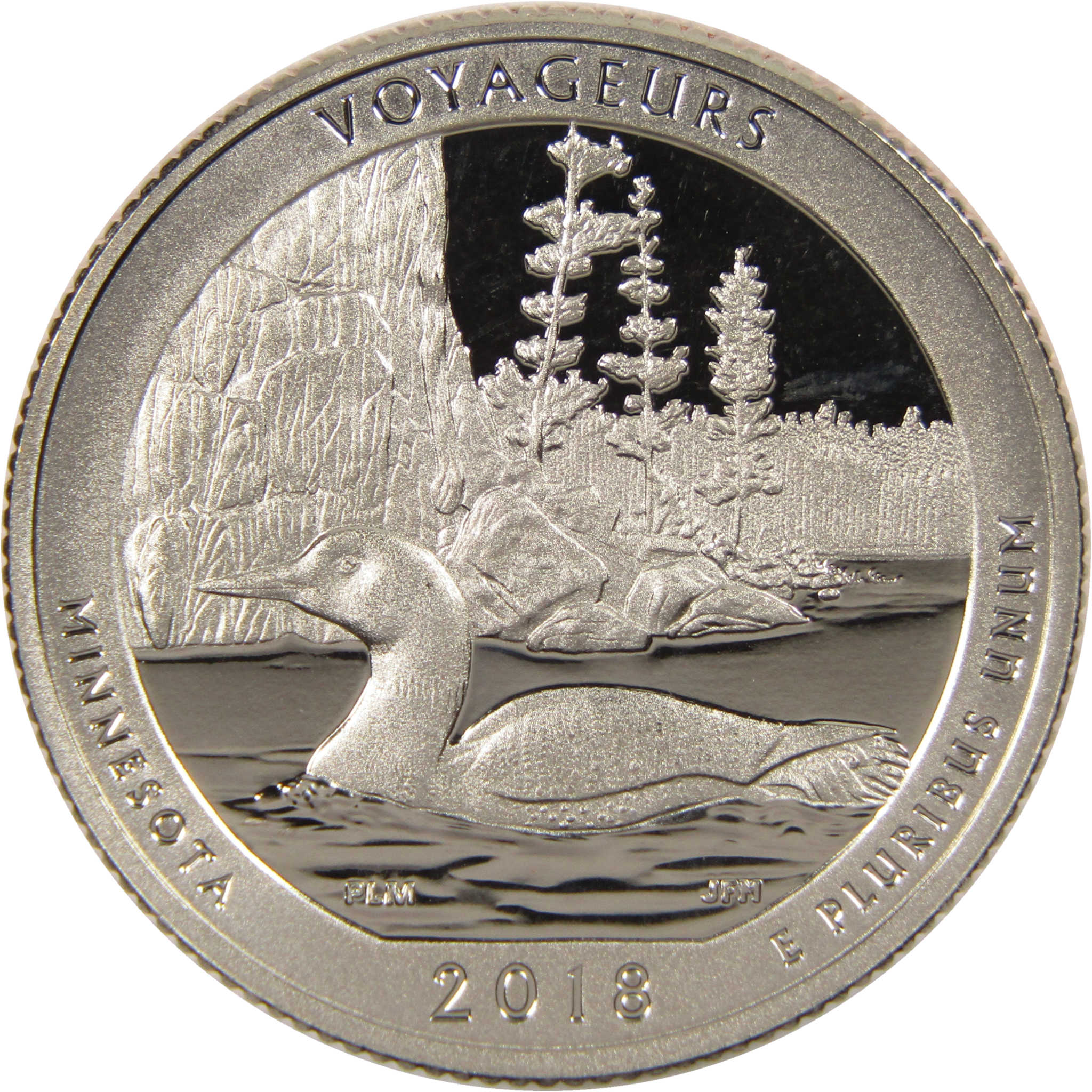 2018 S Voyageurs National Park Quarter Choice Proof Clad ATB 25c Coin
