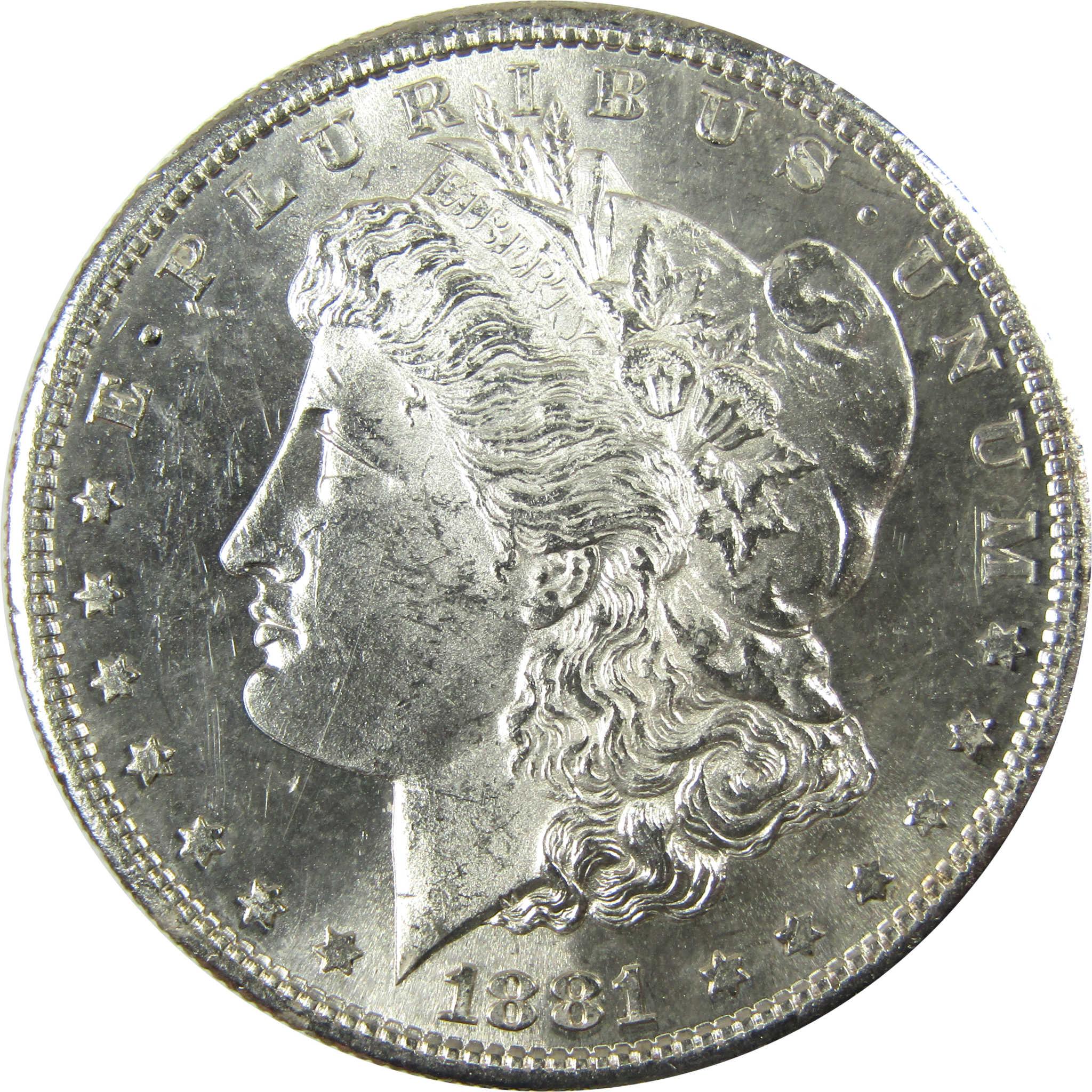 1881 S Morgan Silver Dollar Uncirculated Details $1 Coin SKU:I27078 - Morgan coin - Morgan silver dollar - Morgan silver dollar for sale - Profile Coins & Collectibles