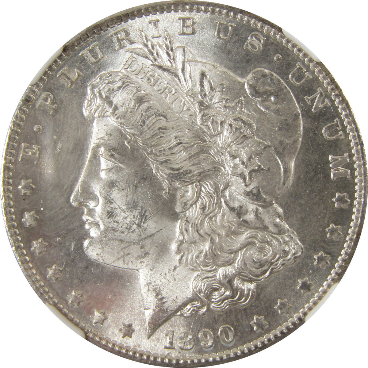 1890 S Morgan Silver Dollar MS 62 NGC Uncirculated $1 Coin SKU:I29305 - Morgan coin - Morgan silver dollar - Morgan silver dollar for sale - Profile Coins & Collectibles