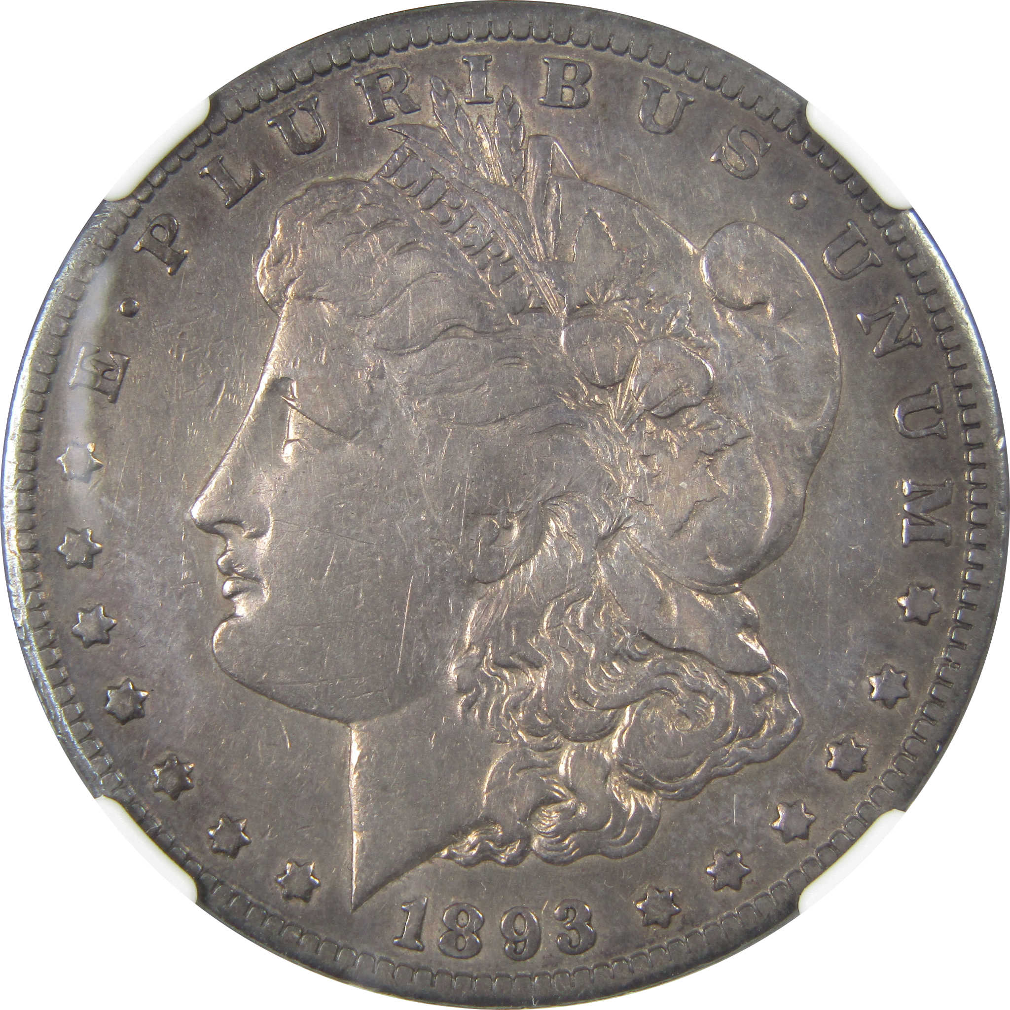 1893 CC Morgan Dollar VF Details NGC Silver $1 Coin SKU:I23709