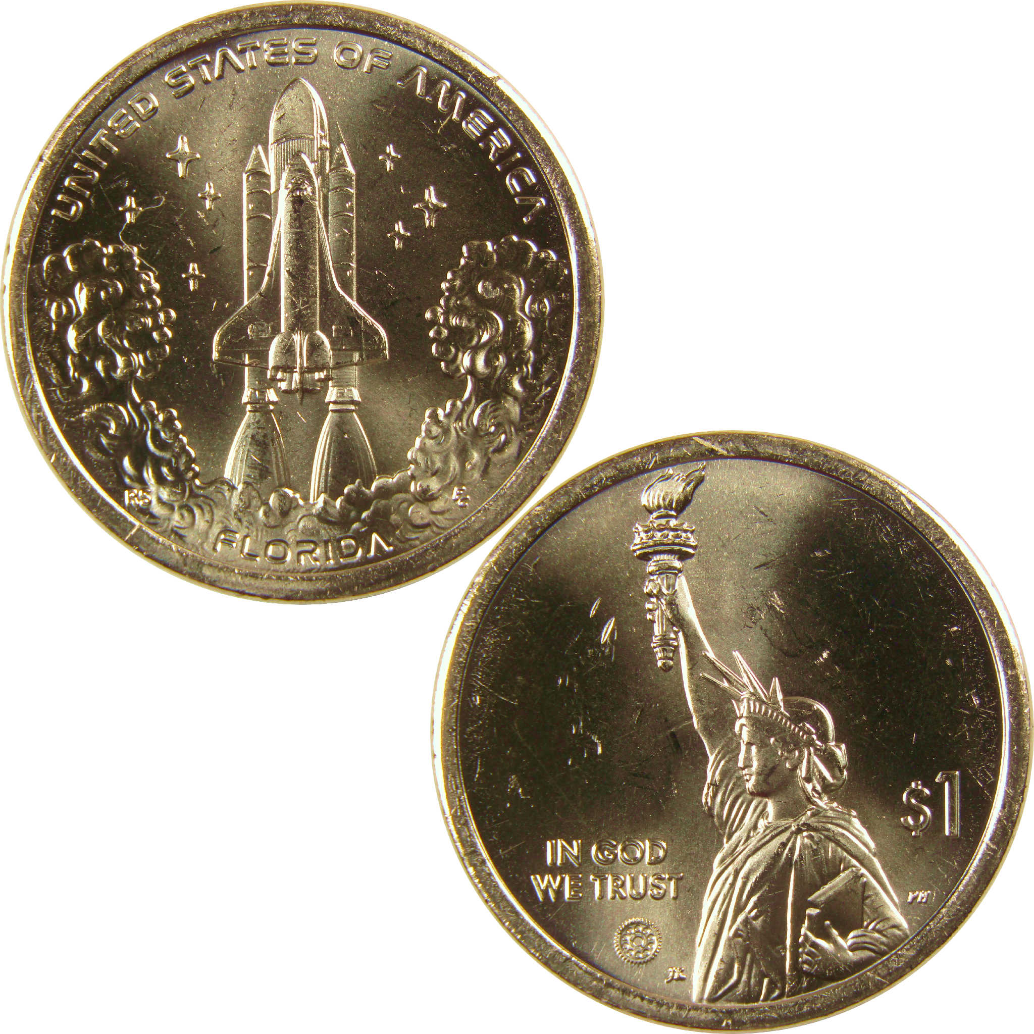 2025 P NASA Space Shuttle American Innovation Dollar Uncirculated