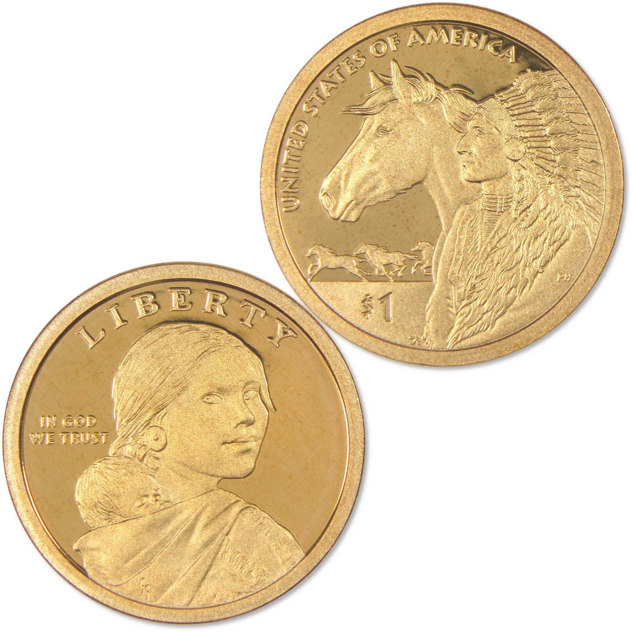 2012 S Trade Routes Native American Dollar Choice Proof $1 Coin