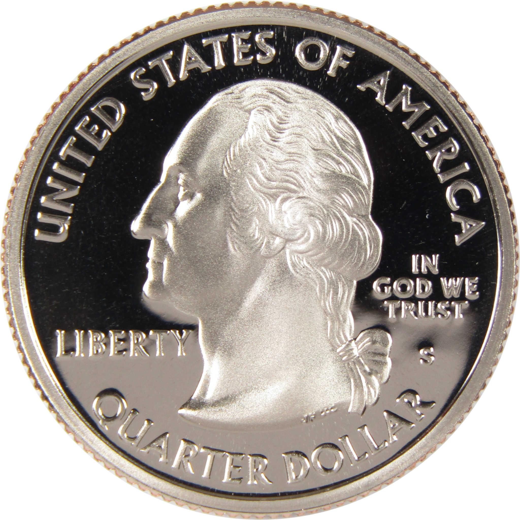 United States quarter dollar coin featuring profile of George Washington, collectible currency