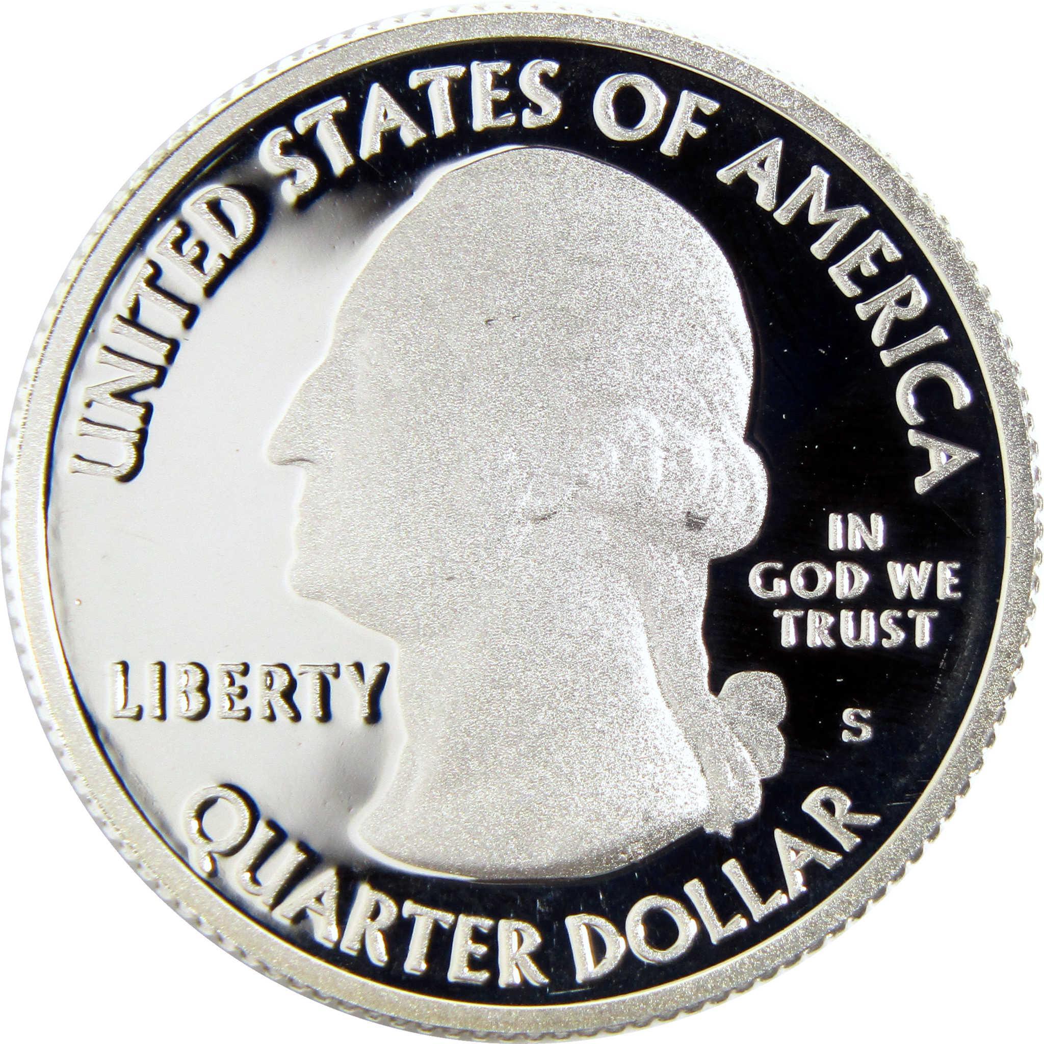 United States proof quarter dollar coin, Liberty design, collectible currency