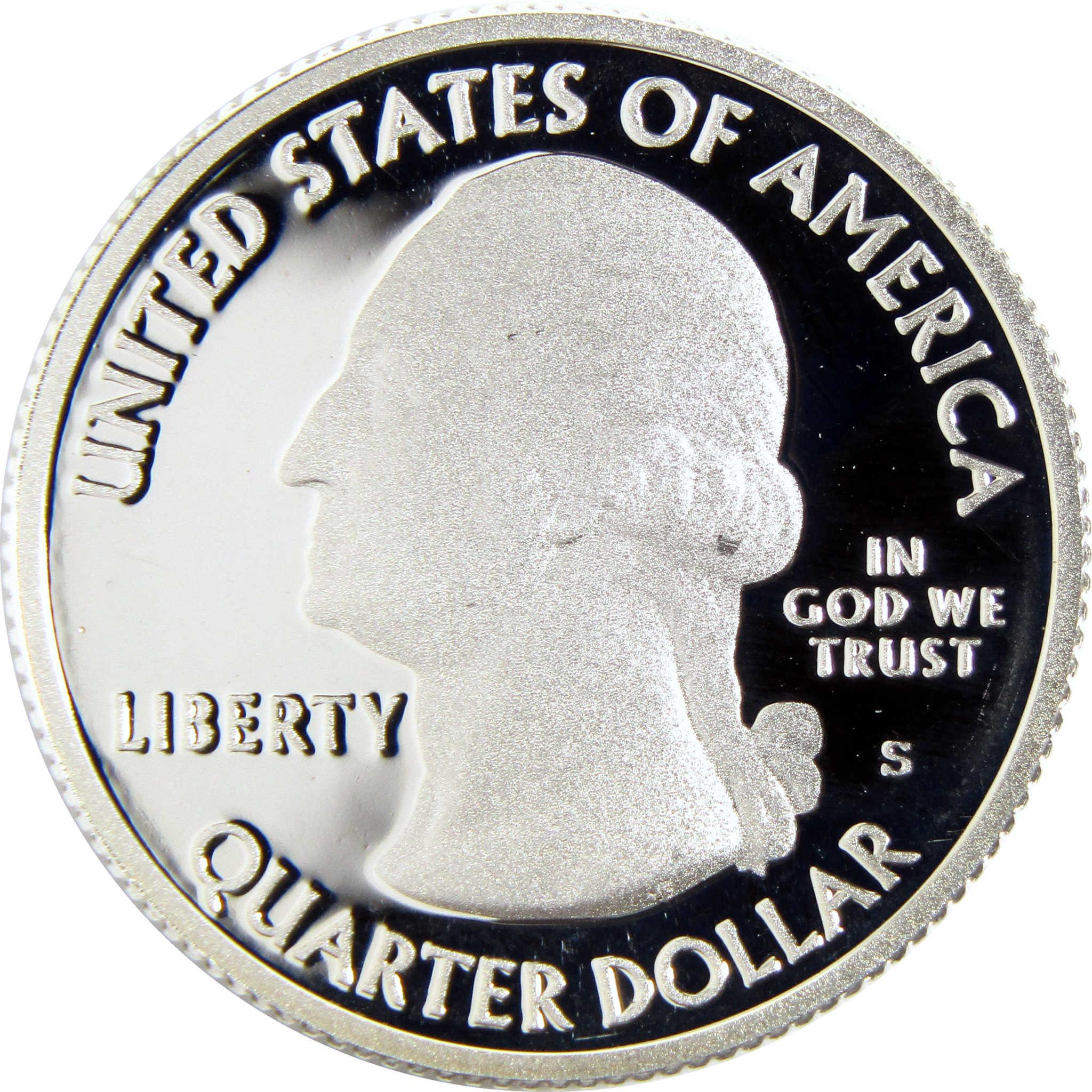 United States proof quarter dollar coin, Liberty design, collectible currency