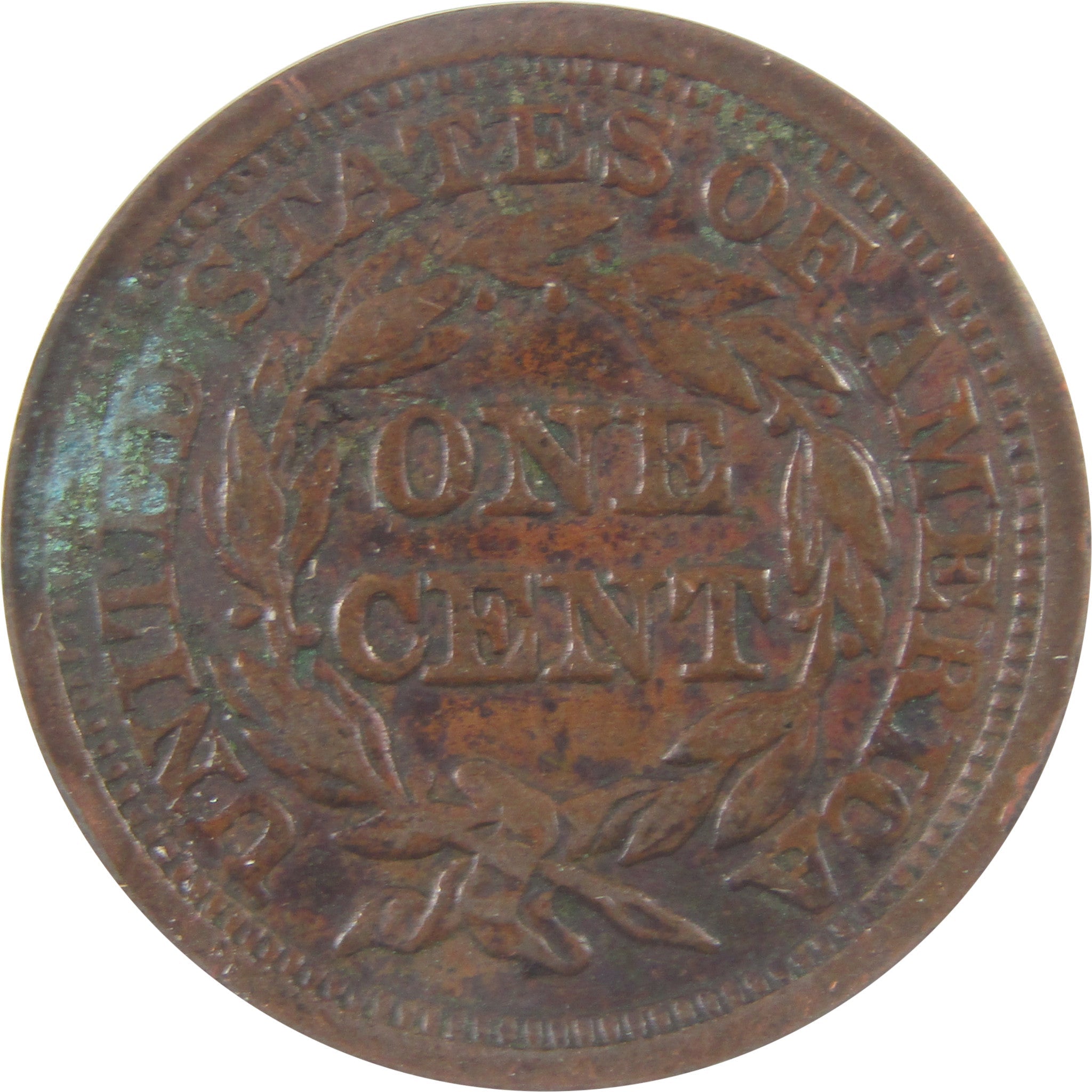 1848 Braided Hair Large Cent EF 40 Details ANACS Copper SKU:I18530