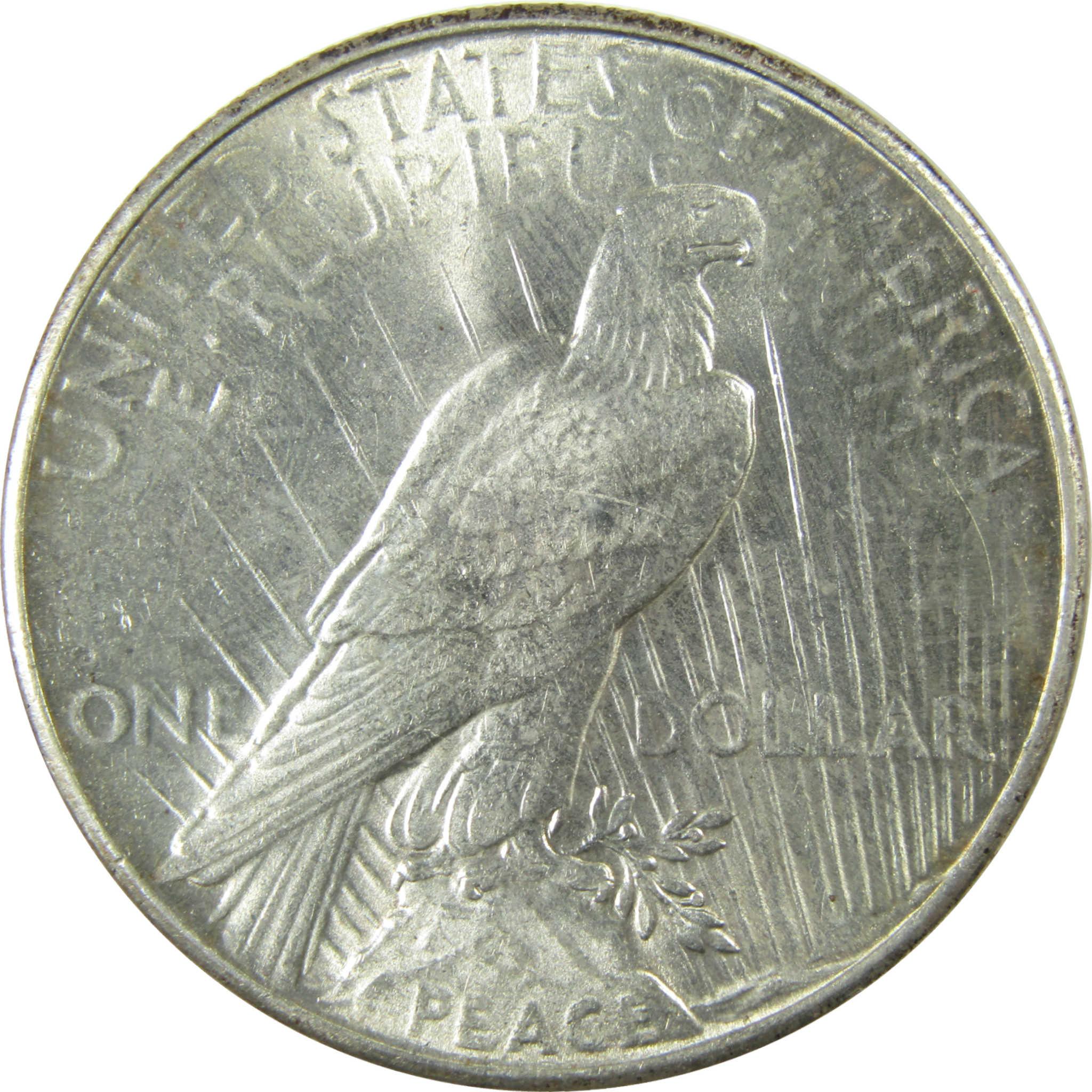 1935 Peace Silver Dollar Borderline Uncirculated Details SKU:I27518