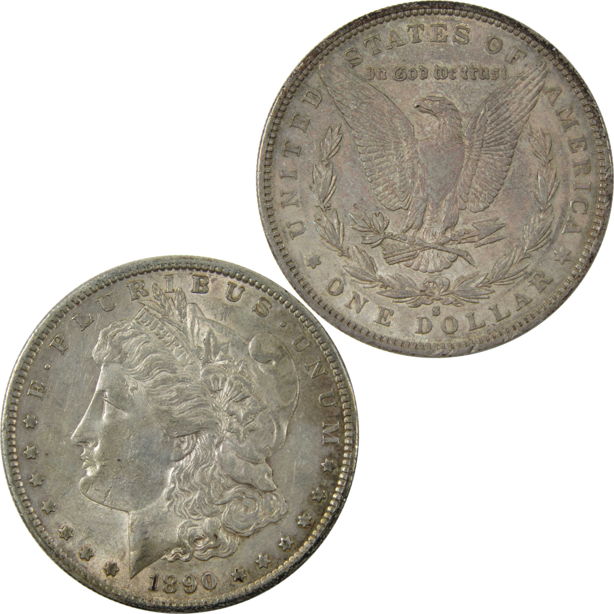 1890 S Morgan Dollar XF EF Extremely Fine Silver $1 Coin SKU:I14195 - Morgan coin - Morgan silver dollar - Morgan silver dollar for sale - Profile Coins & Collectibles