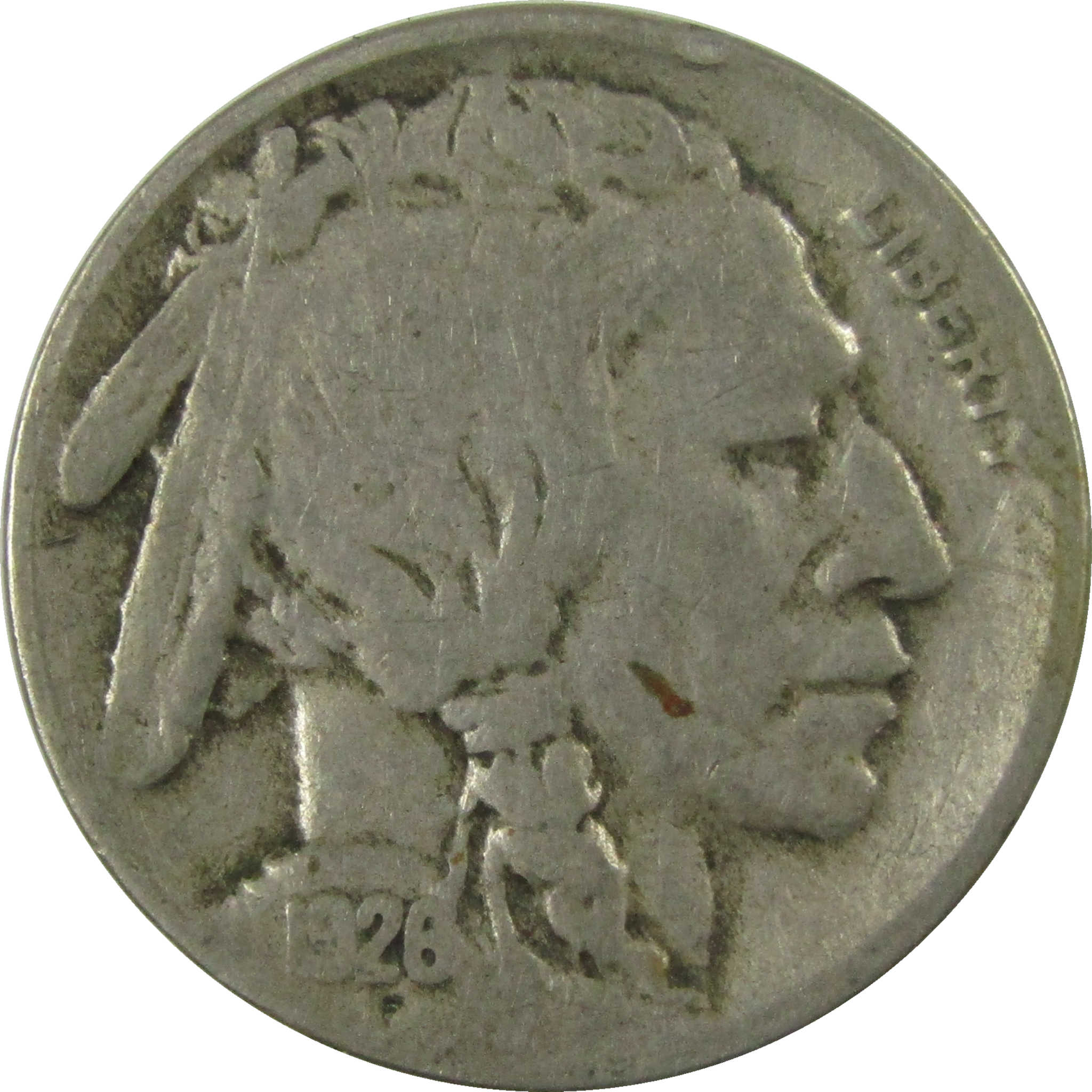 1926 S Indian Head Buffalo Nickel VG Very Good 5c Coin SKU:I27860