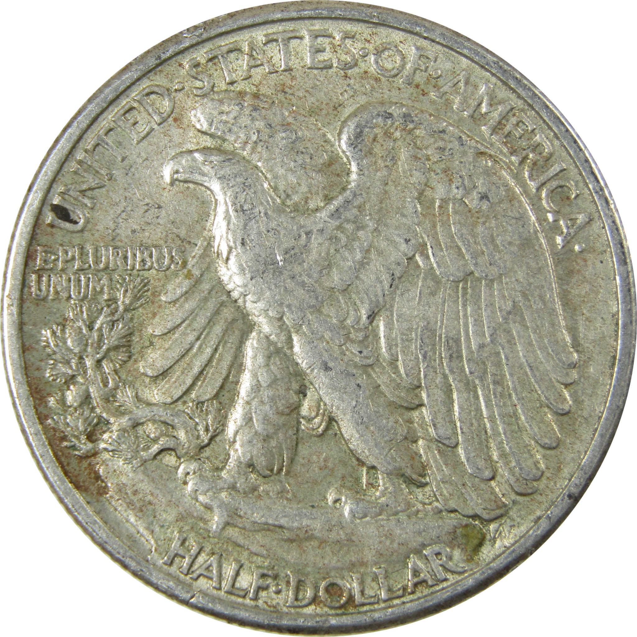 1942 Liberty Walking Silver 50cAU About Uncirculated SKU:CP535