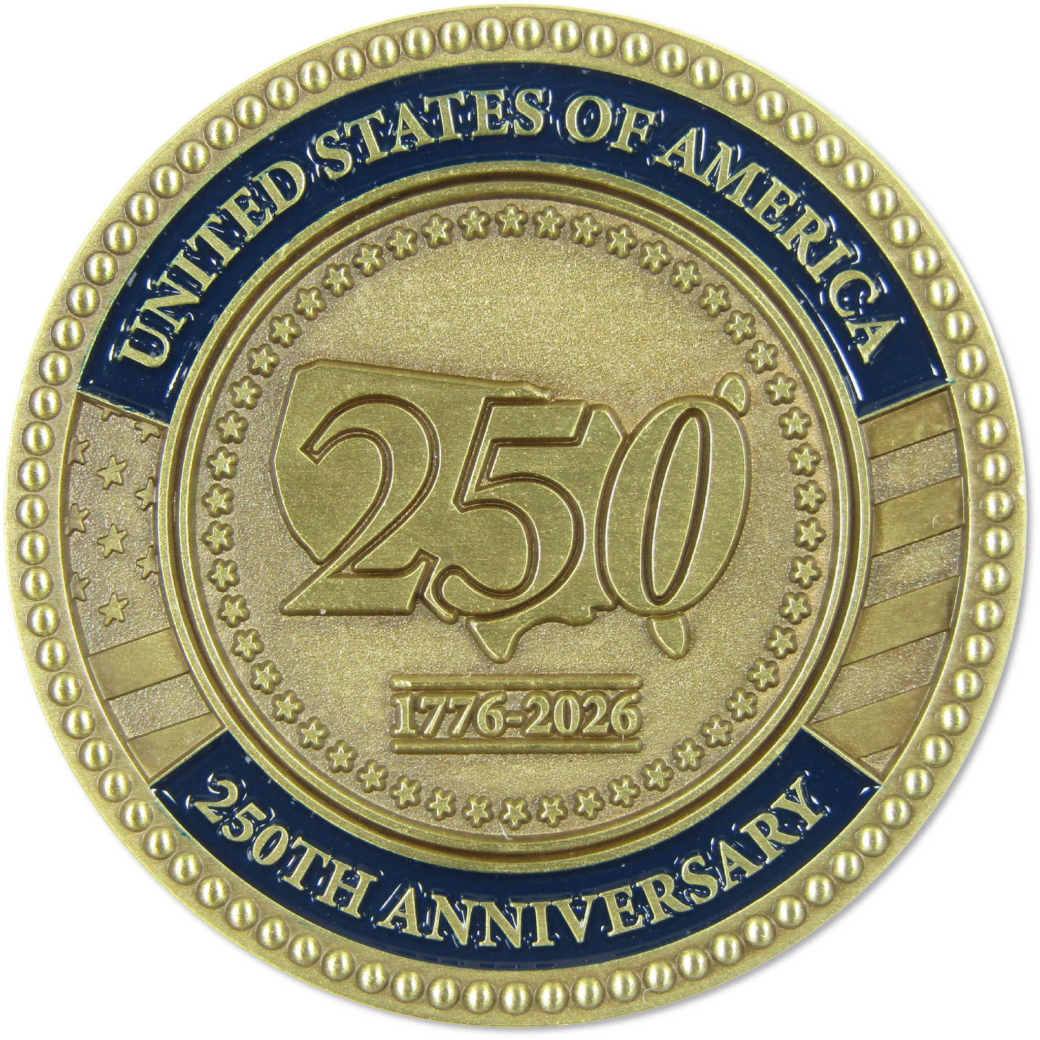 1776-2026 United States of America 250th Anniversary Challenge Coin
