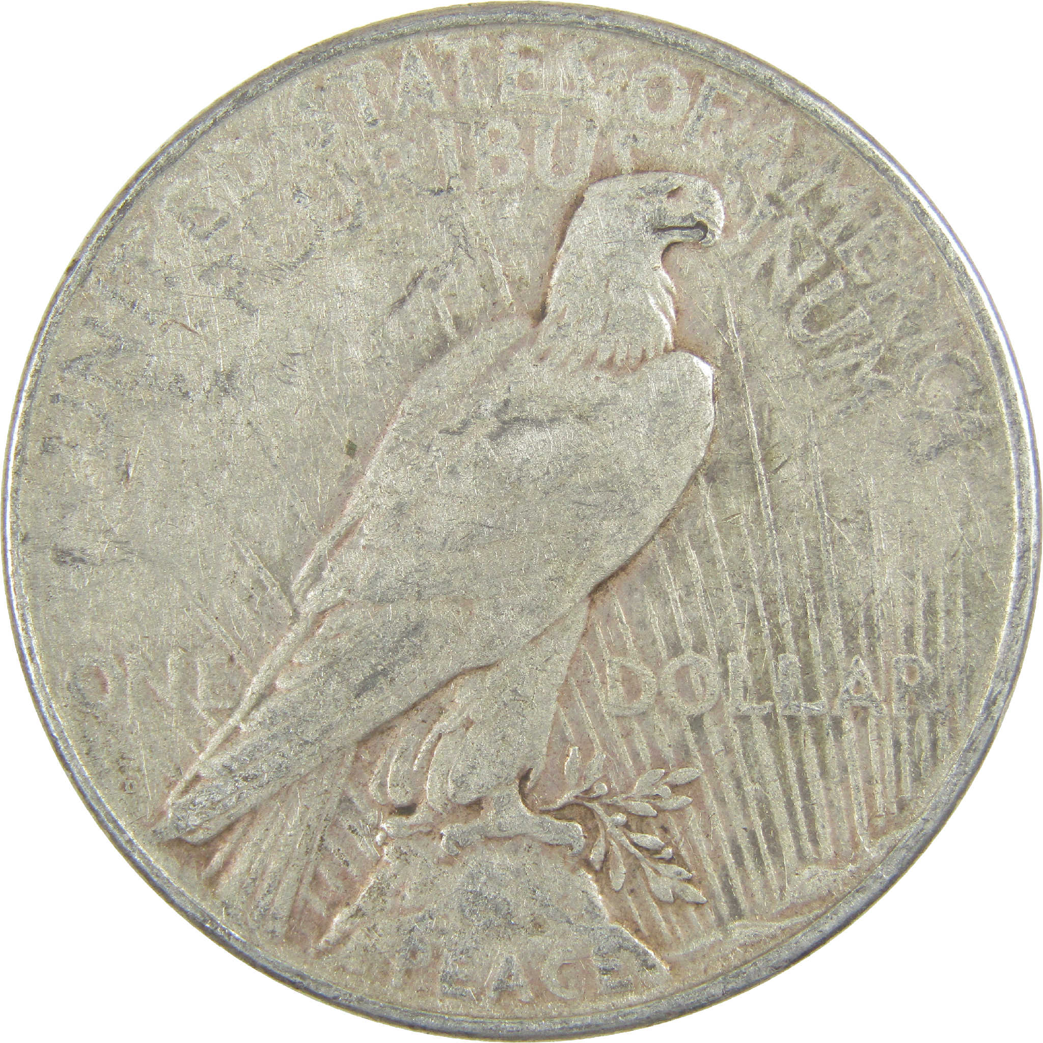 1923 D Peace Dollar F Fine Silver $1 Coin