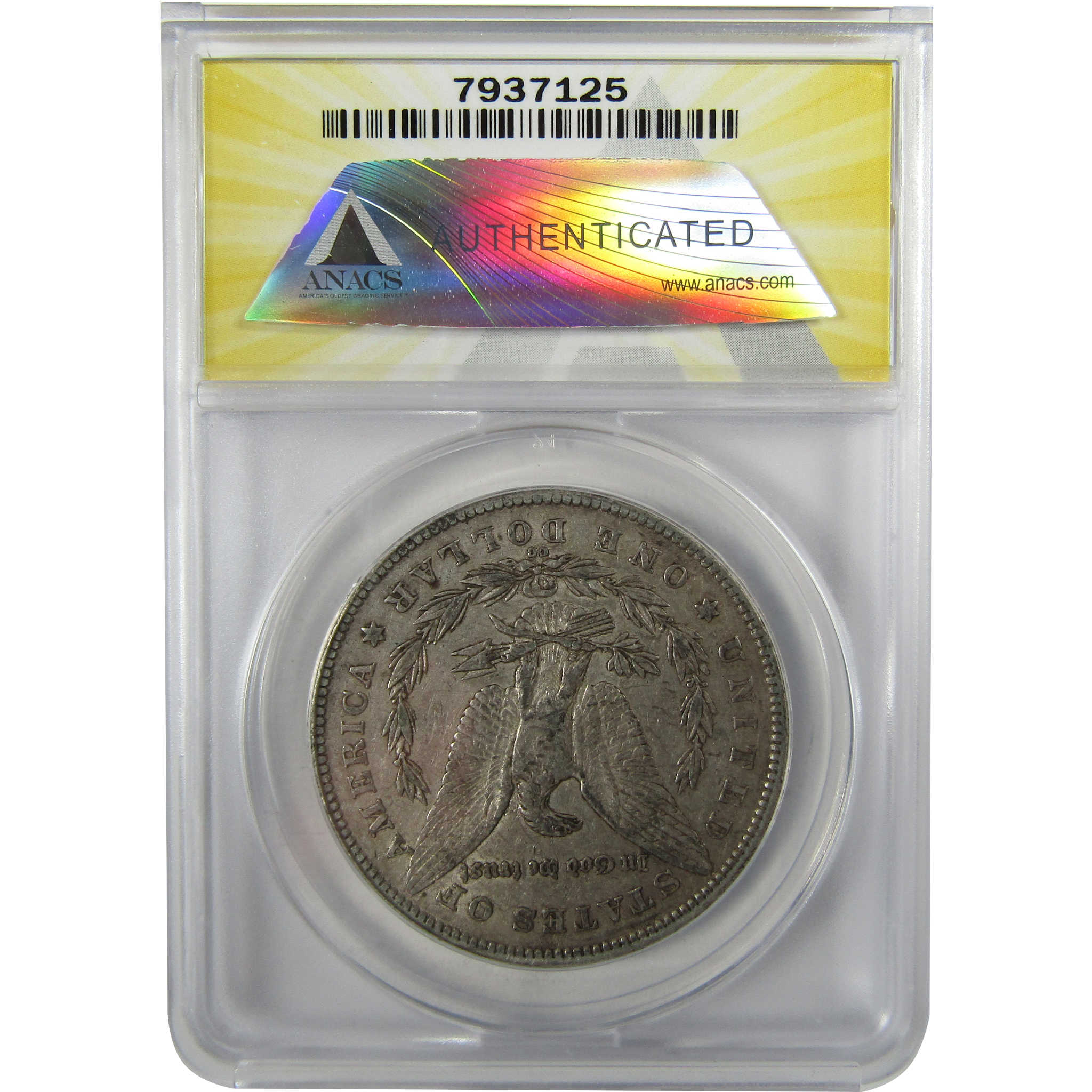 1878 CC Morgan Silver Dollar EF 45 Details ANACS $1 Coin SKU:I28039