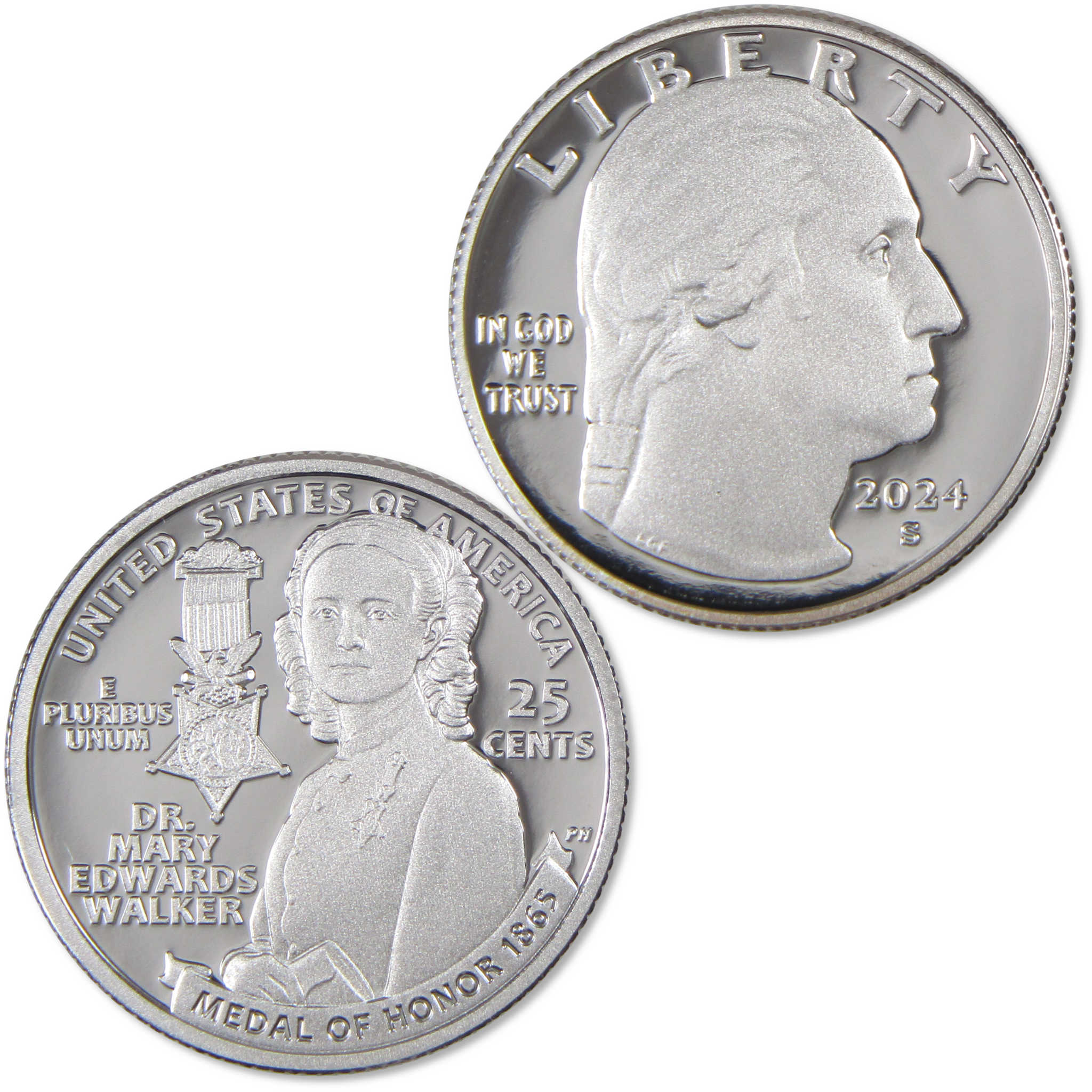 2024 S Mary Edwards Walker American Women Quarter Choice Proof Silver