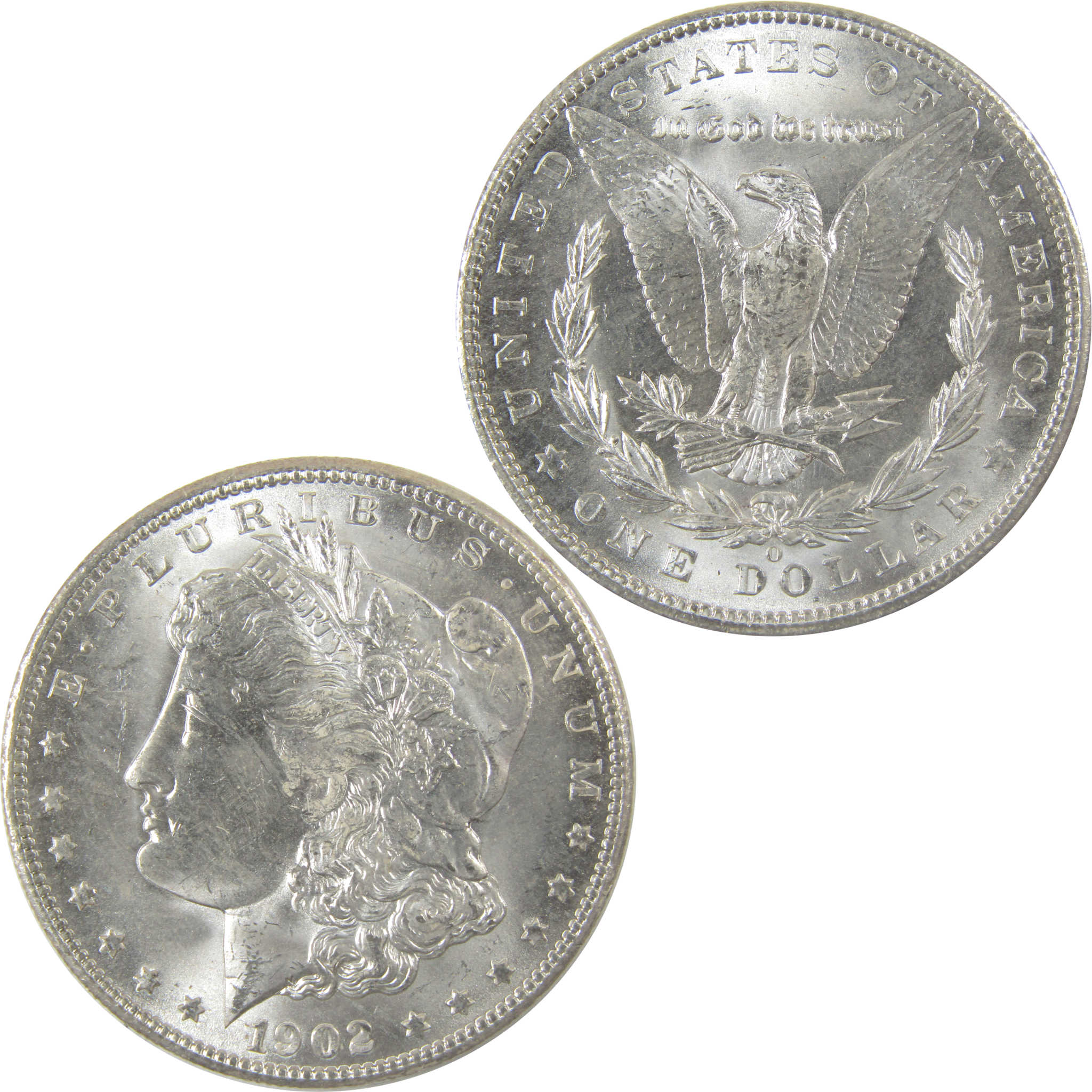 1902 O Morgan Silver Dollar Uncirculated Mint State $1 Coin SKU:I23524 - Morgan coin - Morgan silver dollar - Morgan silver dollar for sale - Profile Coins & Collectibles