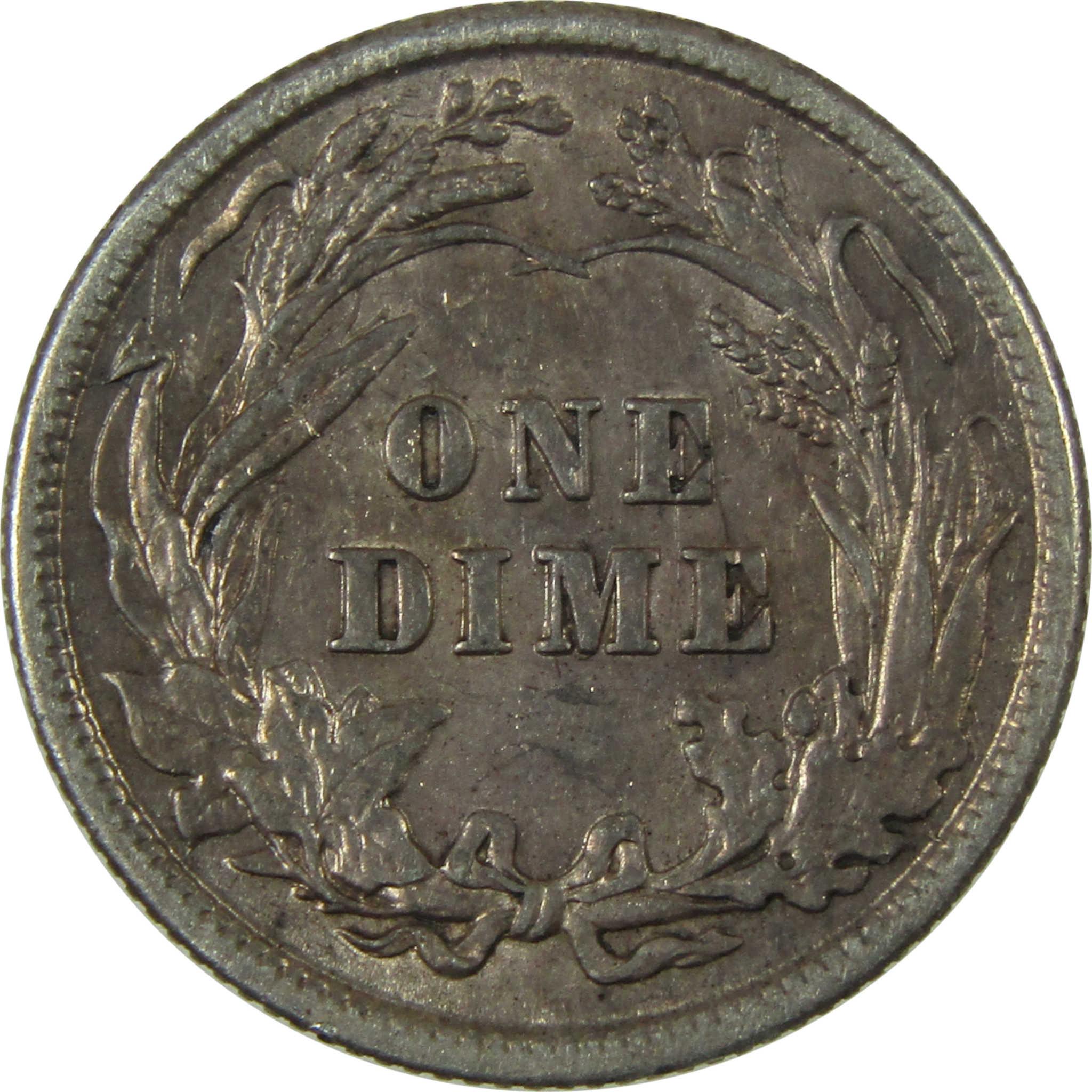 1911 Barber Silver Dime XF EF Extremely Fine Details SKU:CP1018