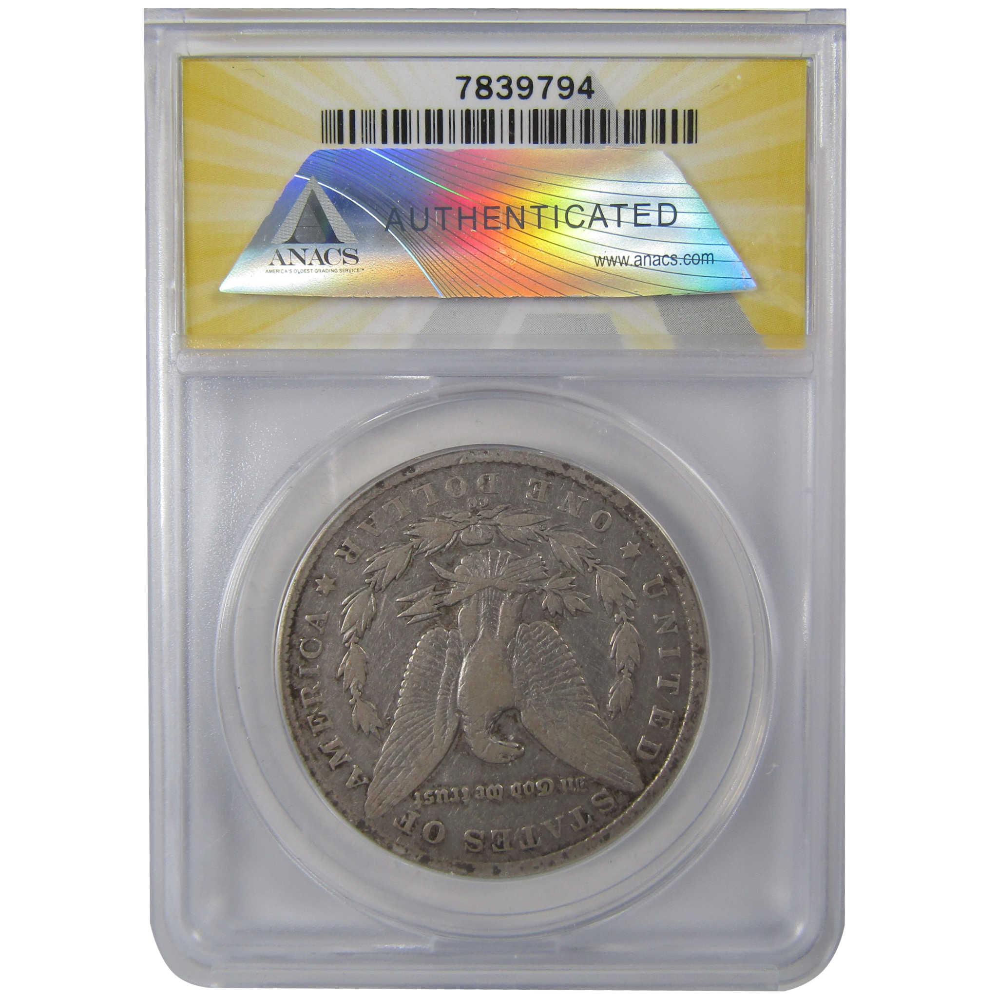 1879 CC Morgan Silver Dollar F 15 Details ANACS $1 Coin SKU:I24439 - Morgan coin - Morgan silver dollar - Morgan silver dollar for sale - Profile Coins & Collectibles