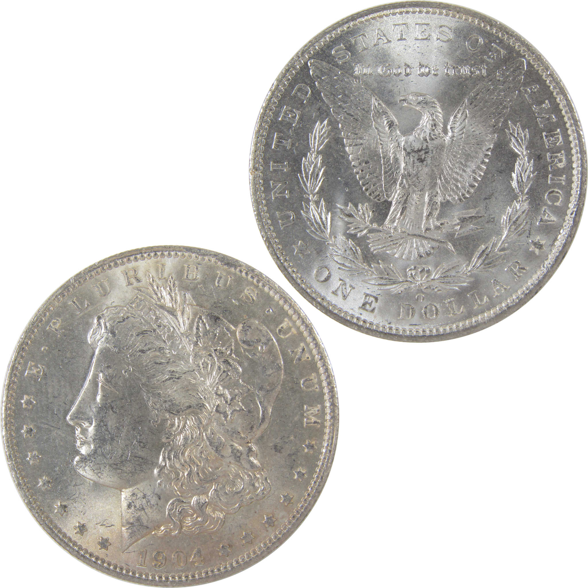 1904 O Morgan Dollar Uncirculated Silver $1 Coin SKU:I18874 - Morgan coin - Morgan silver dollar - Morgan silver dollar for sale - Profile Coins & Collectibles