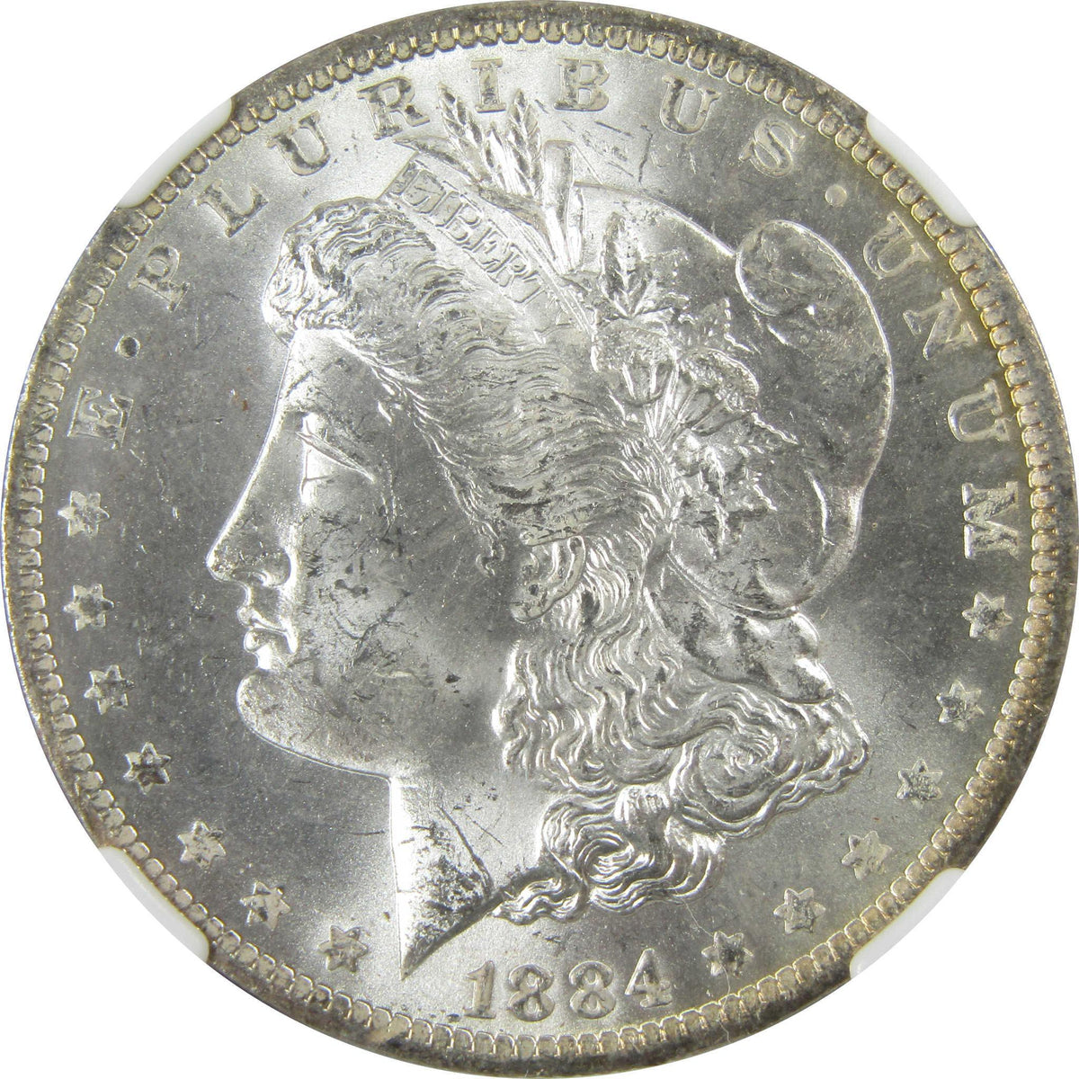 1884 O Morgan Silver Dollar MS 63 NGC Uncirculated $1 Coin SKU:CP410 - Morgan coin - Morgan silver dollar - Morgan silver dollar for sale - Profile Coins & Collectibles