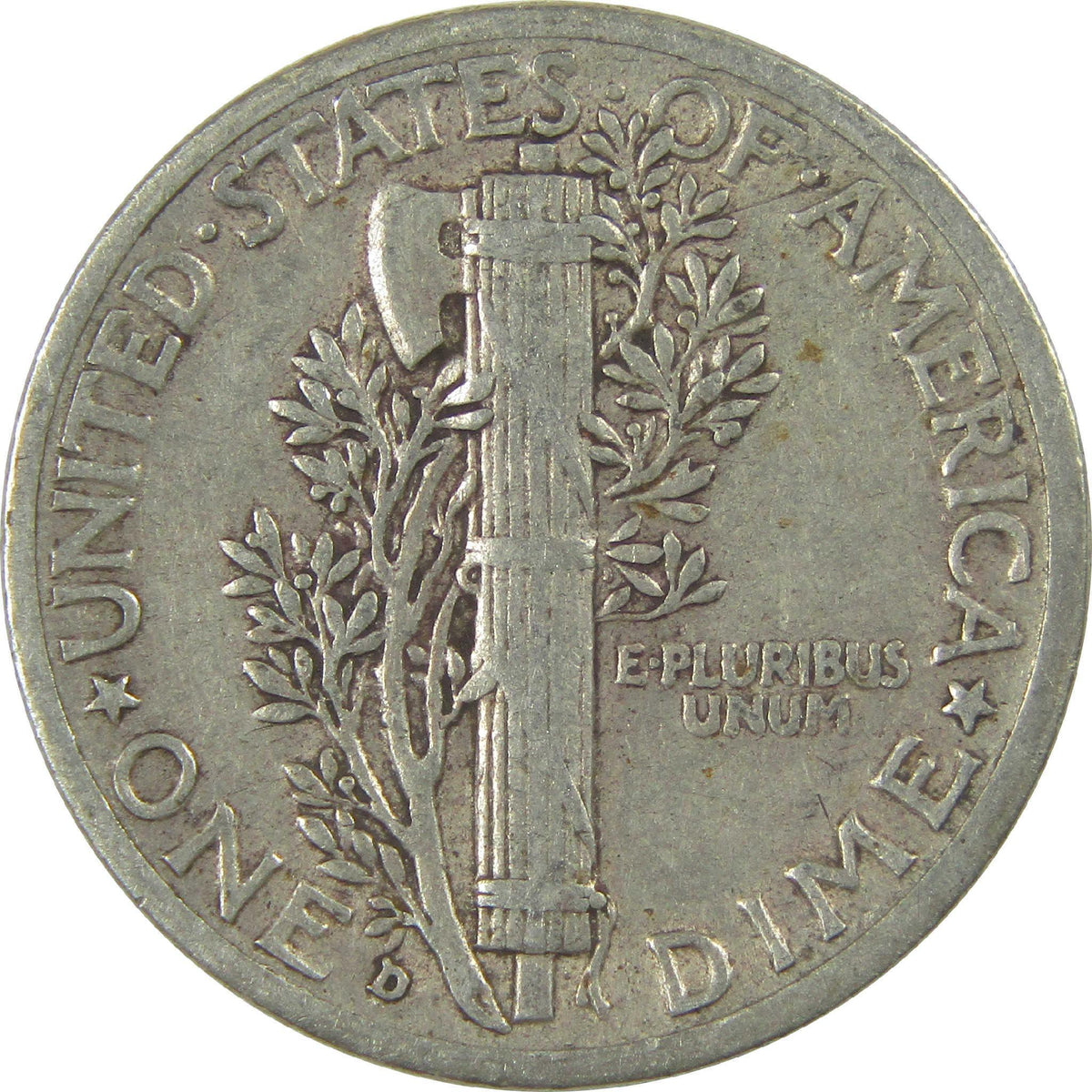 1937 D Mercury Silver Dime VF Very Fine 10c Coin Collectible