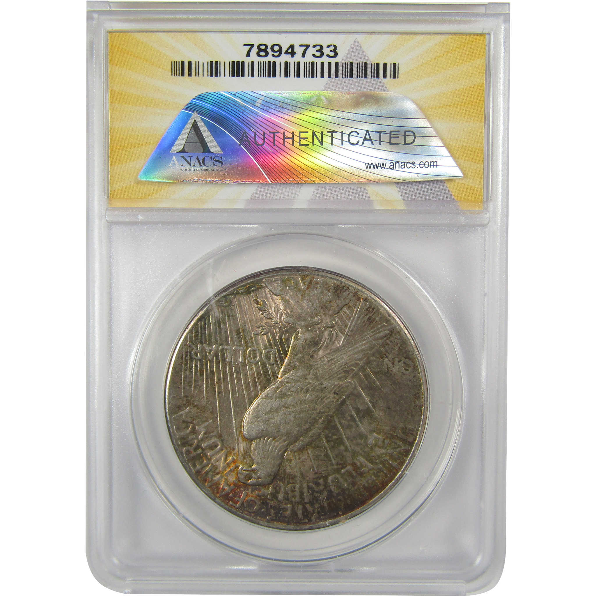 1928 Peace Dollar AU 55 ANACS Silver $1 Coin SKU:I20768