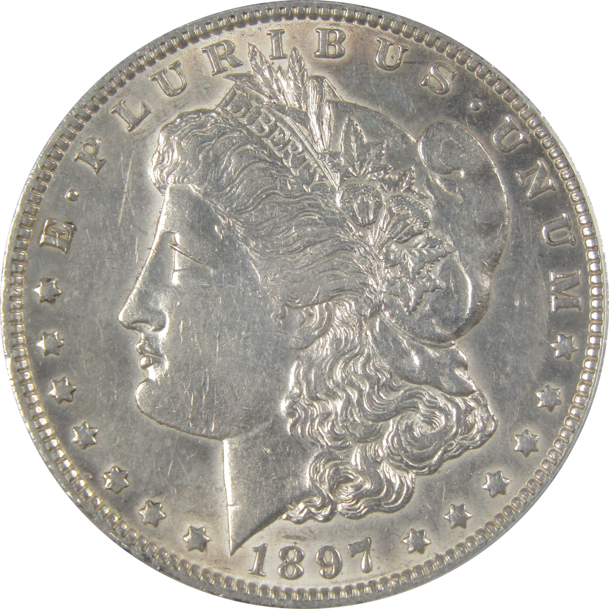 1897 O Morgan Dollar AU 53 Details ANACS Silver $1 Coin SKU:CP113 - Morgan coin - Morgan silver dollar - Morgan silver dollar for sale - Profile Coins & Collectibles