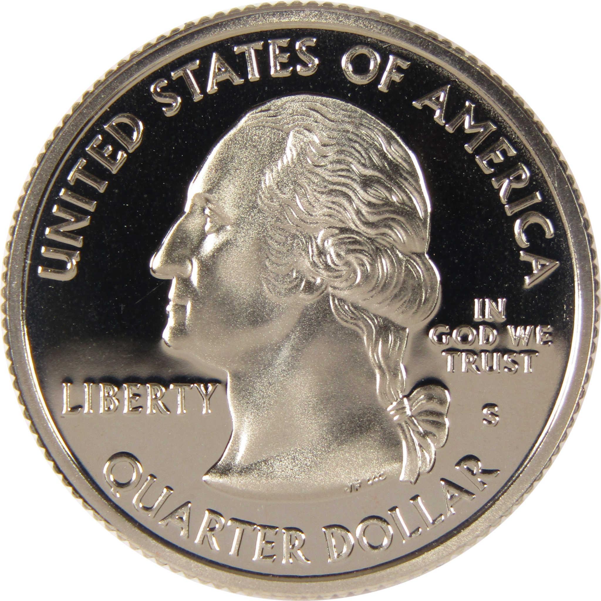 United States quarter dollar coin with George Washington profile, collectible coin