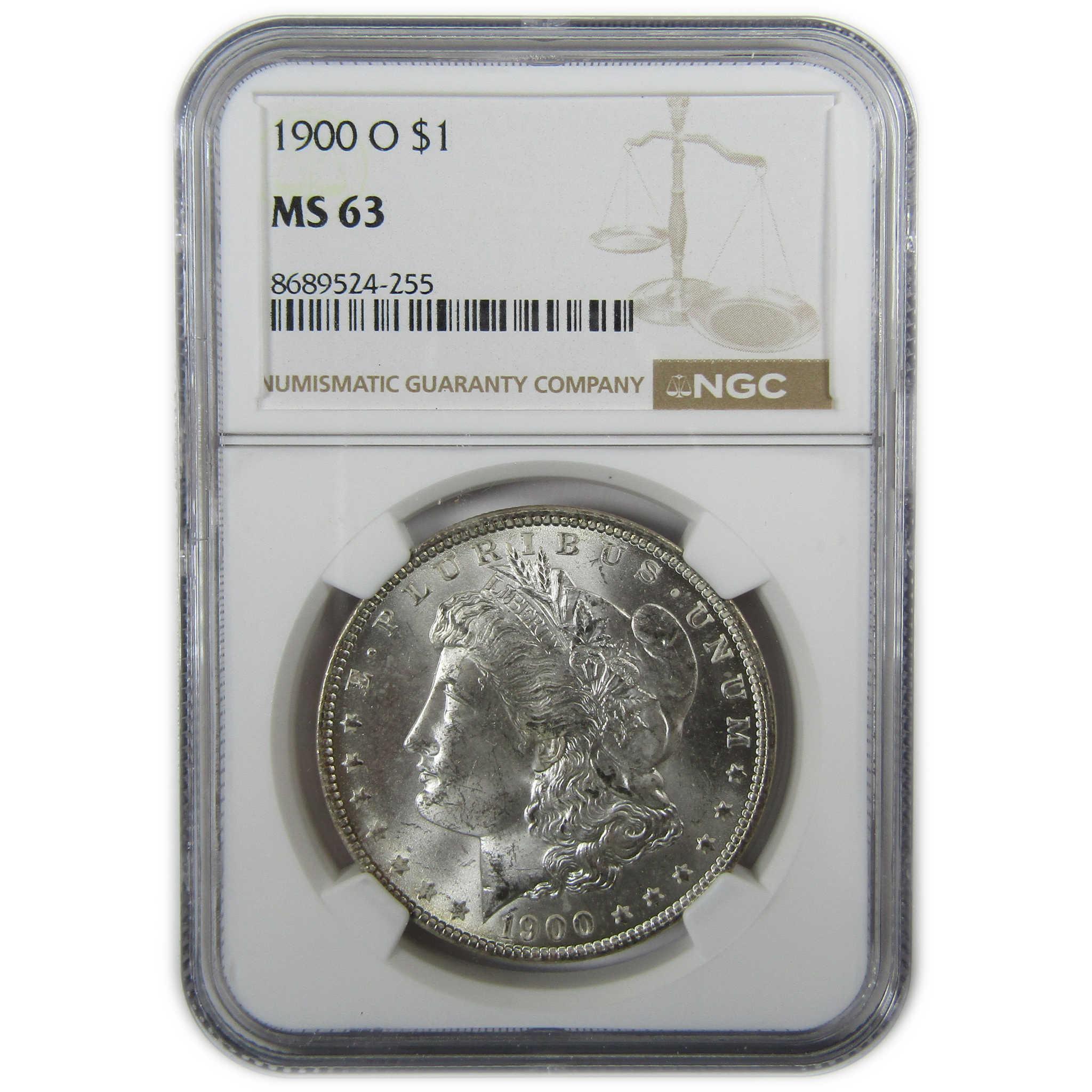 1900 O Morgan Silver Dollar MS 63 NGC Uncirculated $1 Coin SKU:CP419 - Morgan coin - Morgan silver dollar - Morgan silver dollar for sale - Profile Coins & Collectibles