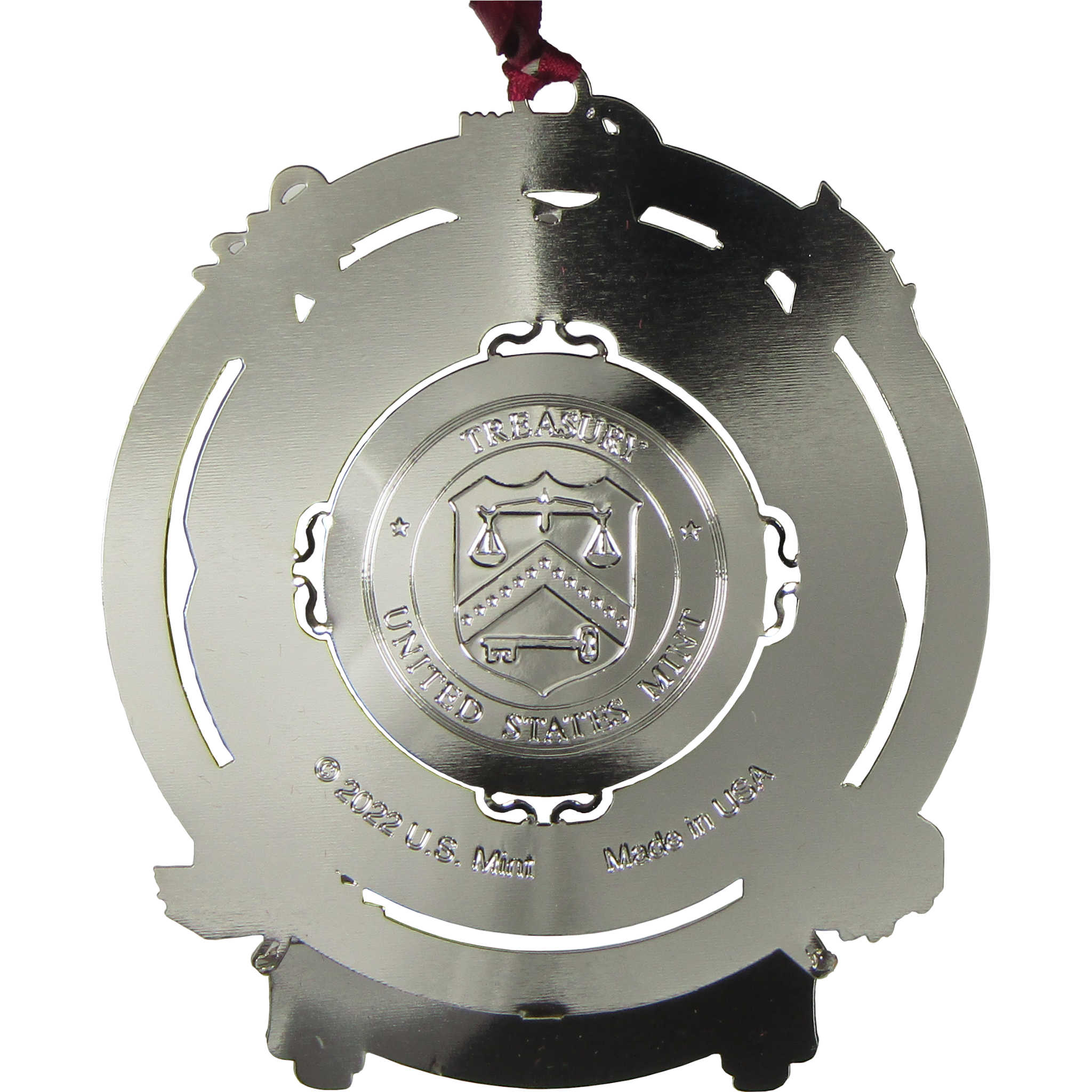 2022 Maya Angelou American Women Quarter Christmas Ornament OGP COA