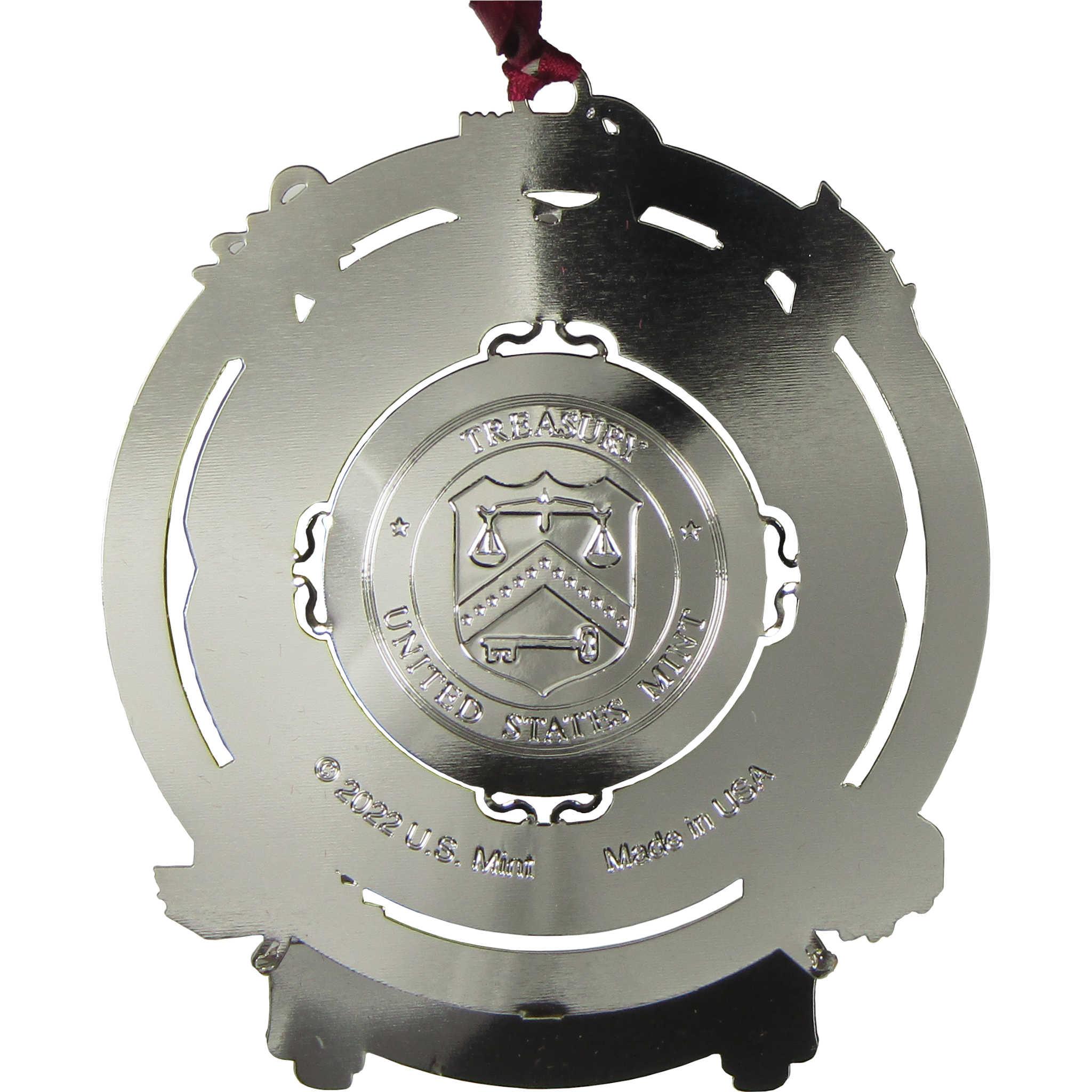 2022 Maya Angelou American Women Quarter Christmas Ornament OGP COA