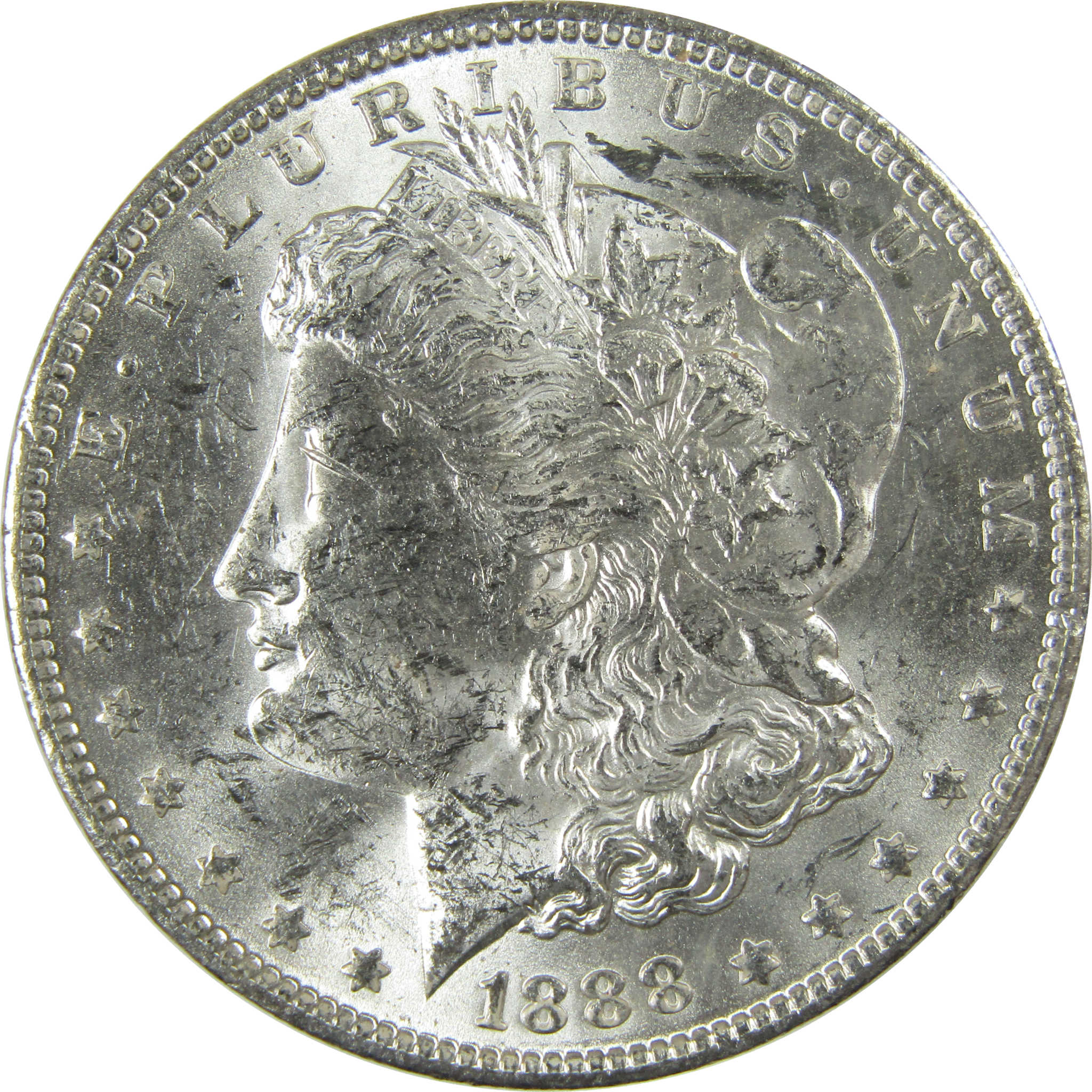 1888 O Morgan Silver Dollar Uncirculated Mint State $1 Coin SKU:I27753