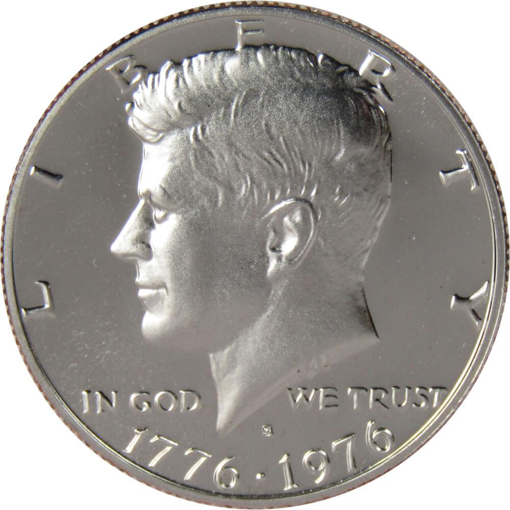 1976 S Kennedy Bicentennial Half Dollar Choice Proof Clad 50c US Coin