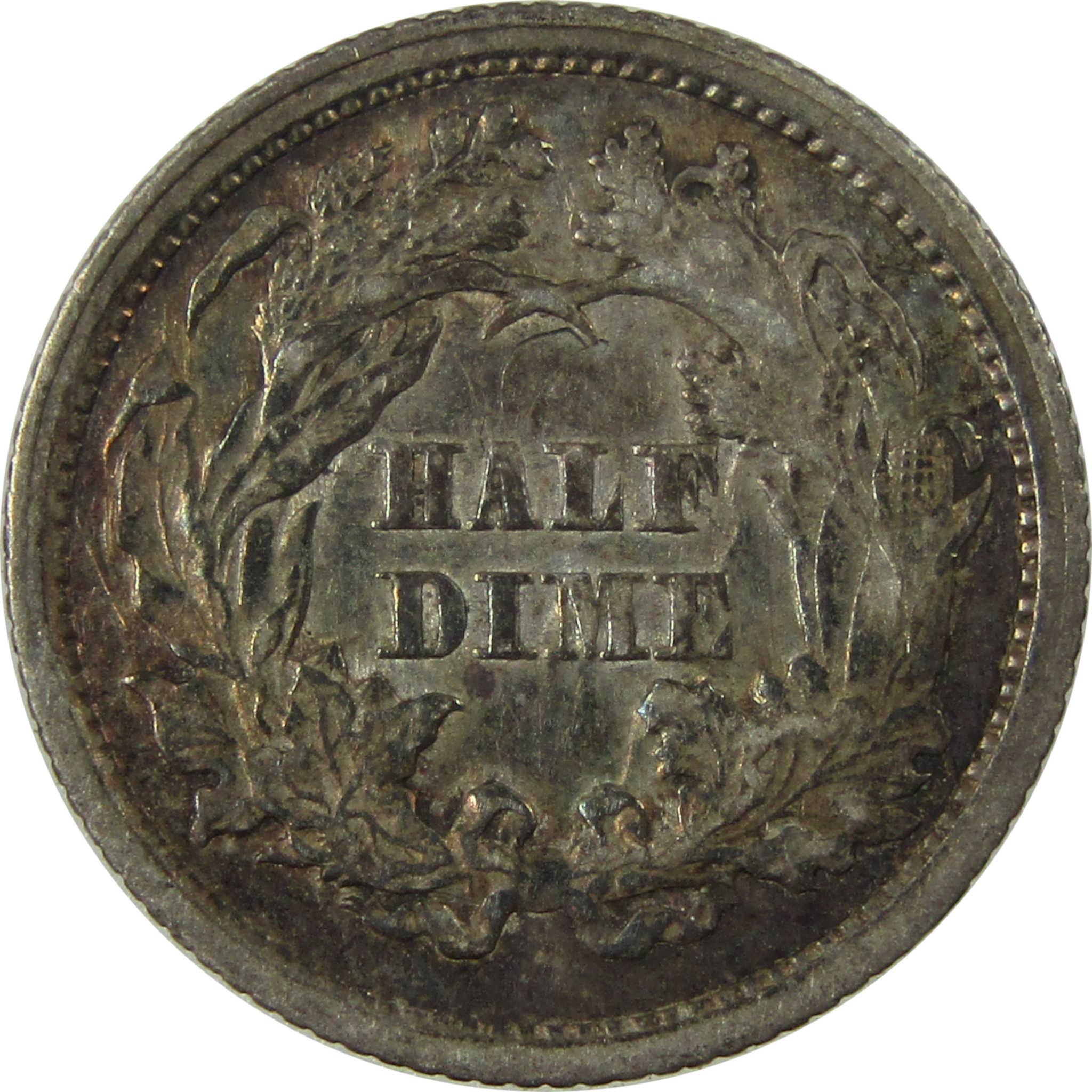1862 Seated Liberty Silver Half Dime VF Very Fine Details SKU:I25391