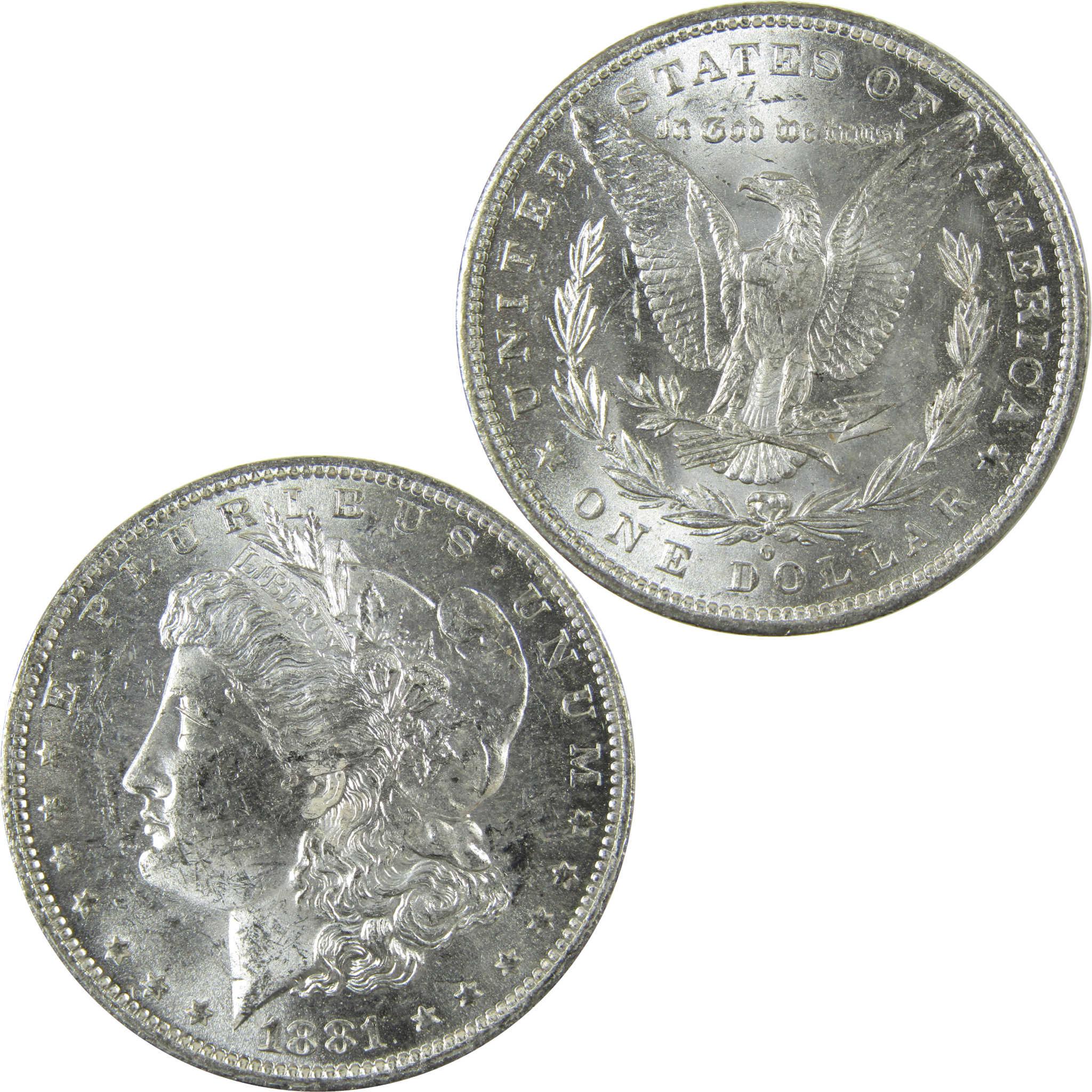 1881 O Morgan Silver Dollar Uncirculated Mint State $1 Coin SKU:I27756 - Morgan coin - Morgan silver dollar - Morgan silver dollar for sale - Profile Coins & Collectibles